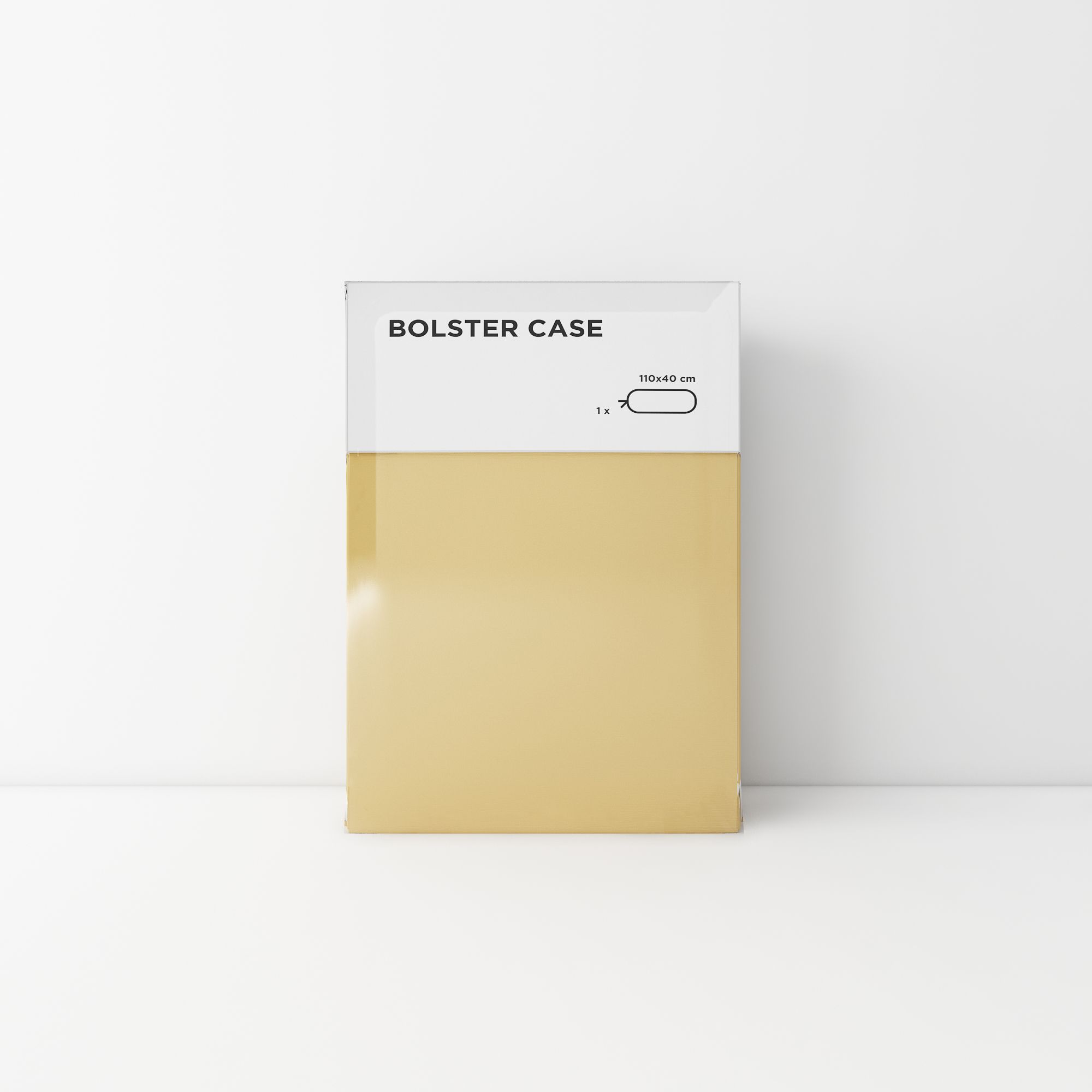 Standard bolster case 25 Royal yellow