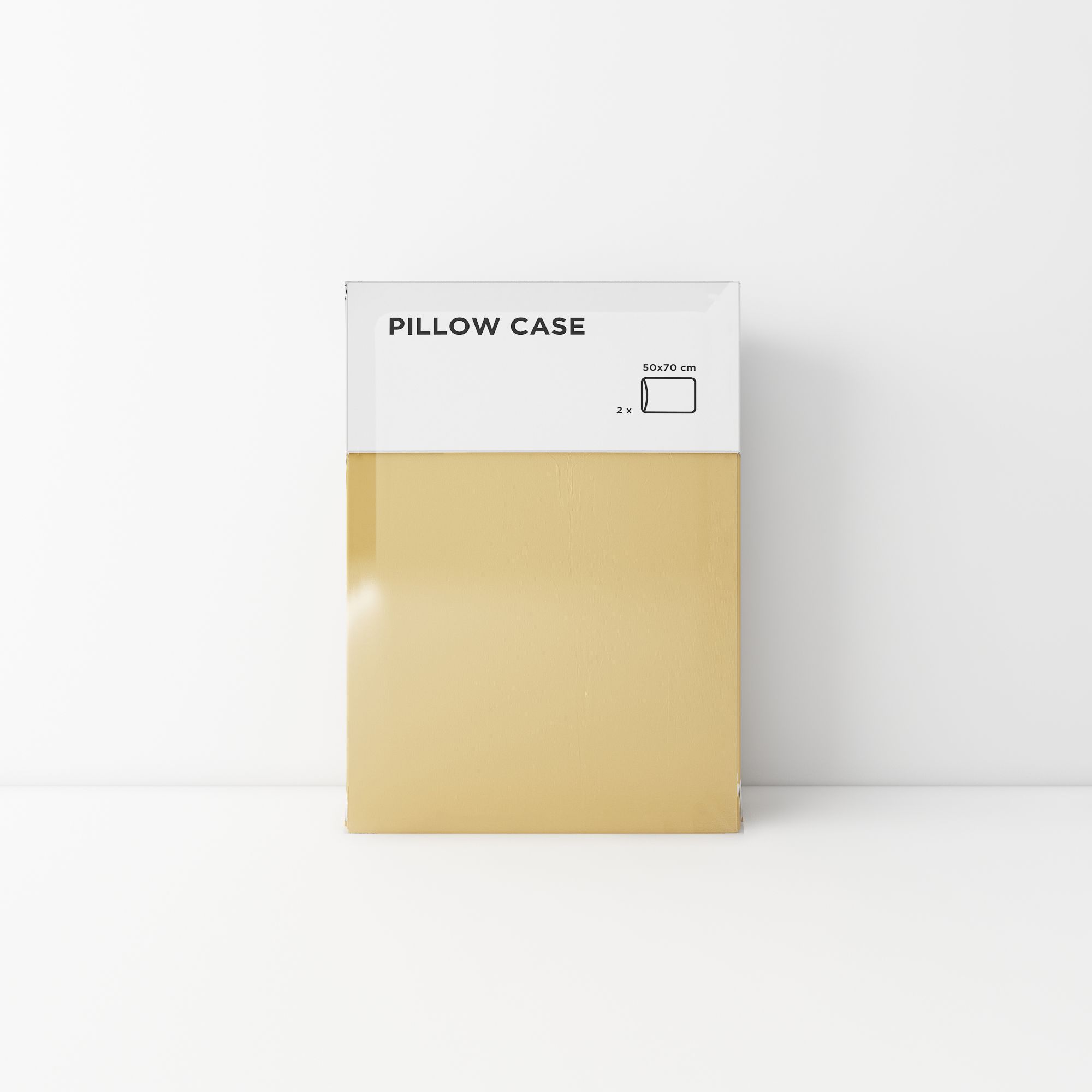 Standard pillow case 25 Royal yellow (2pcs)