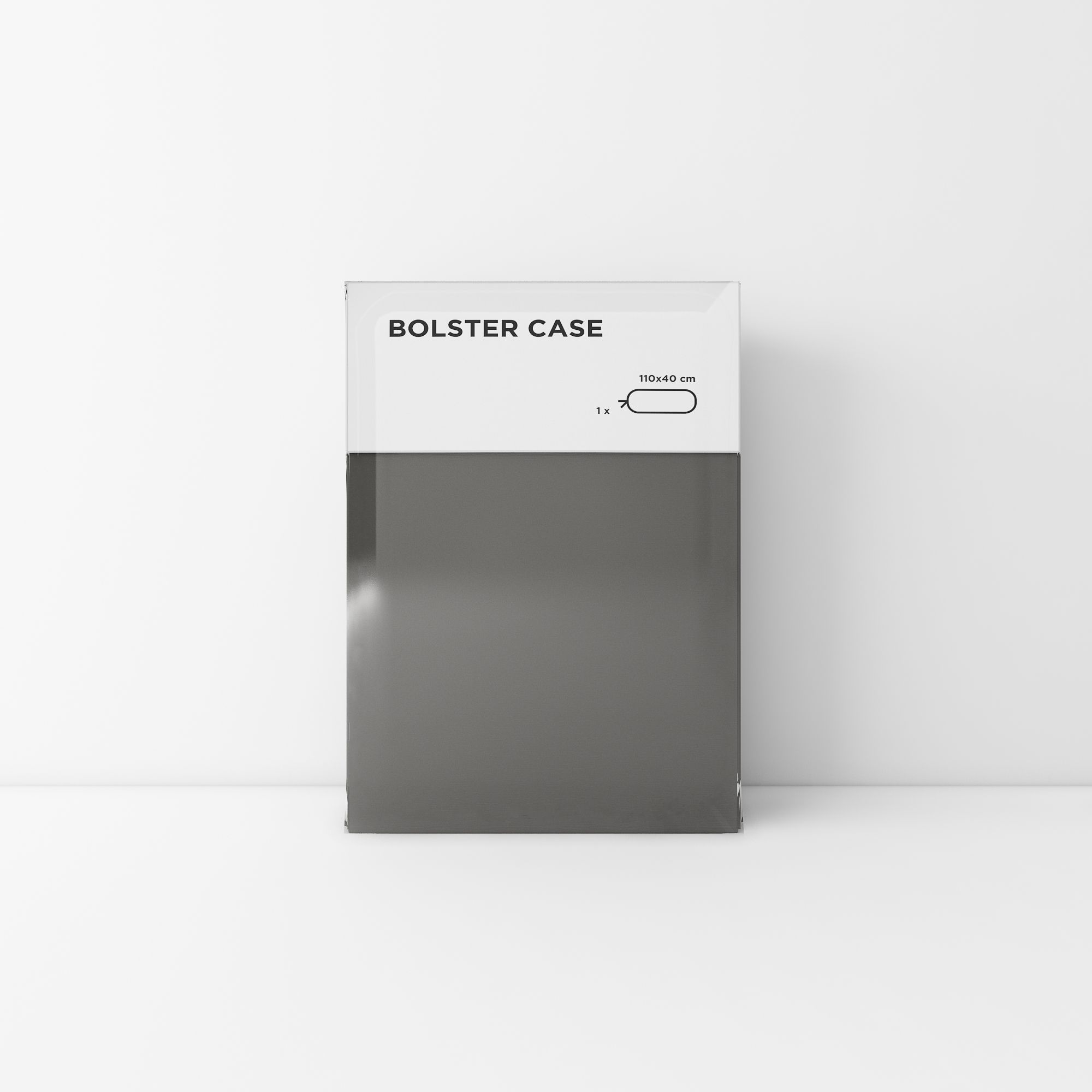 Standard bolster case 27 Grey