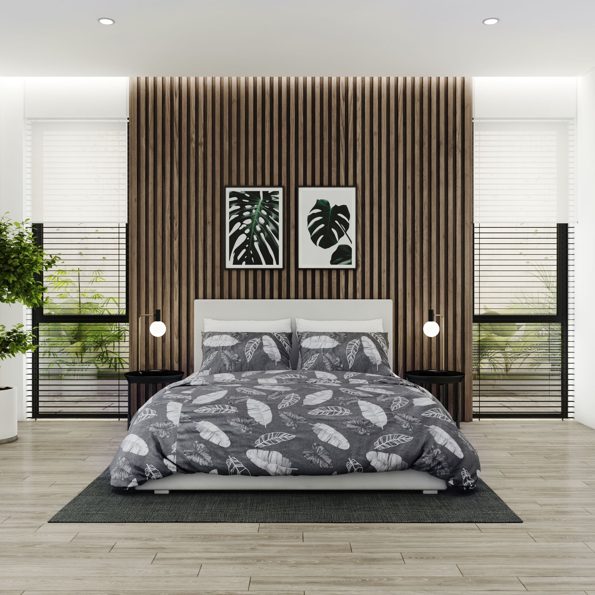 Best price 067 Light grey leaves on dark grey