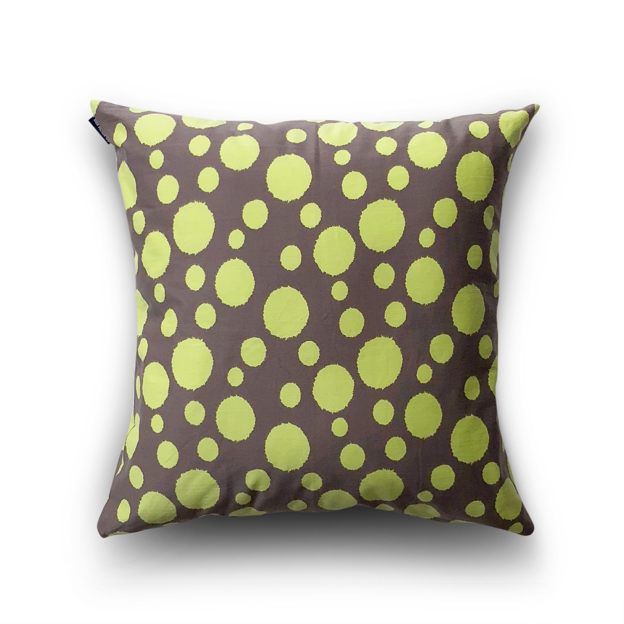 Cushion cover 37 Green polka dot