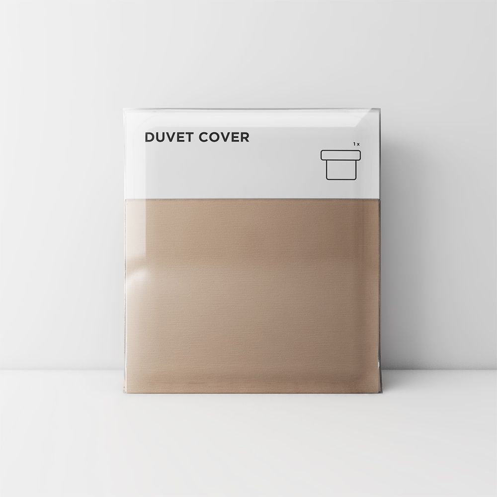 Premium duvet cover 03 Light brown