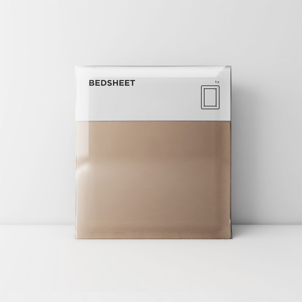 Premium bedsheet 03 Light brown
