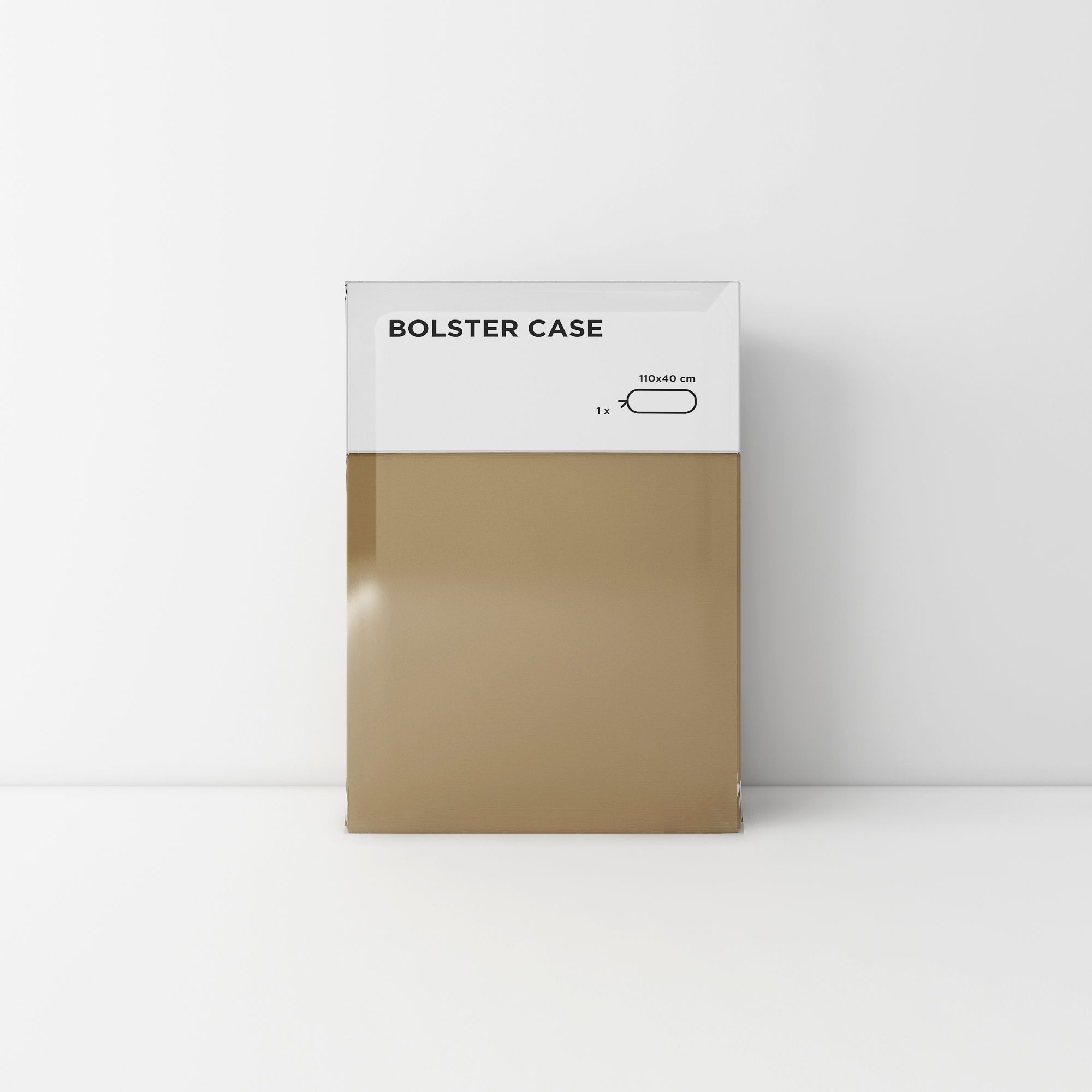 Standard bolster case 03 Light brown