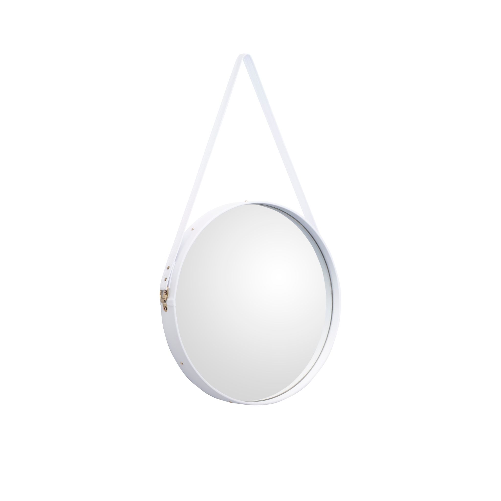 Gương tròn viền da 40cm