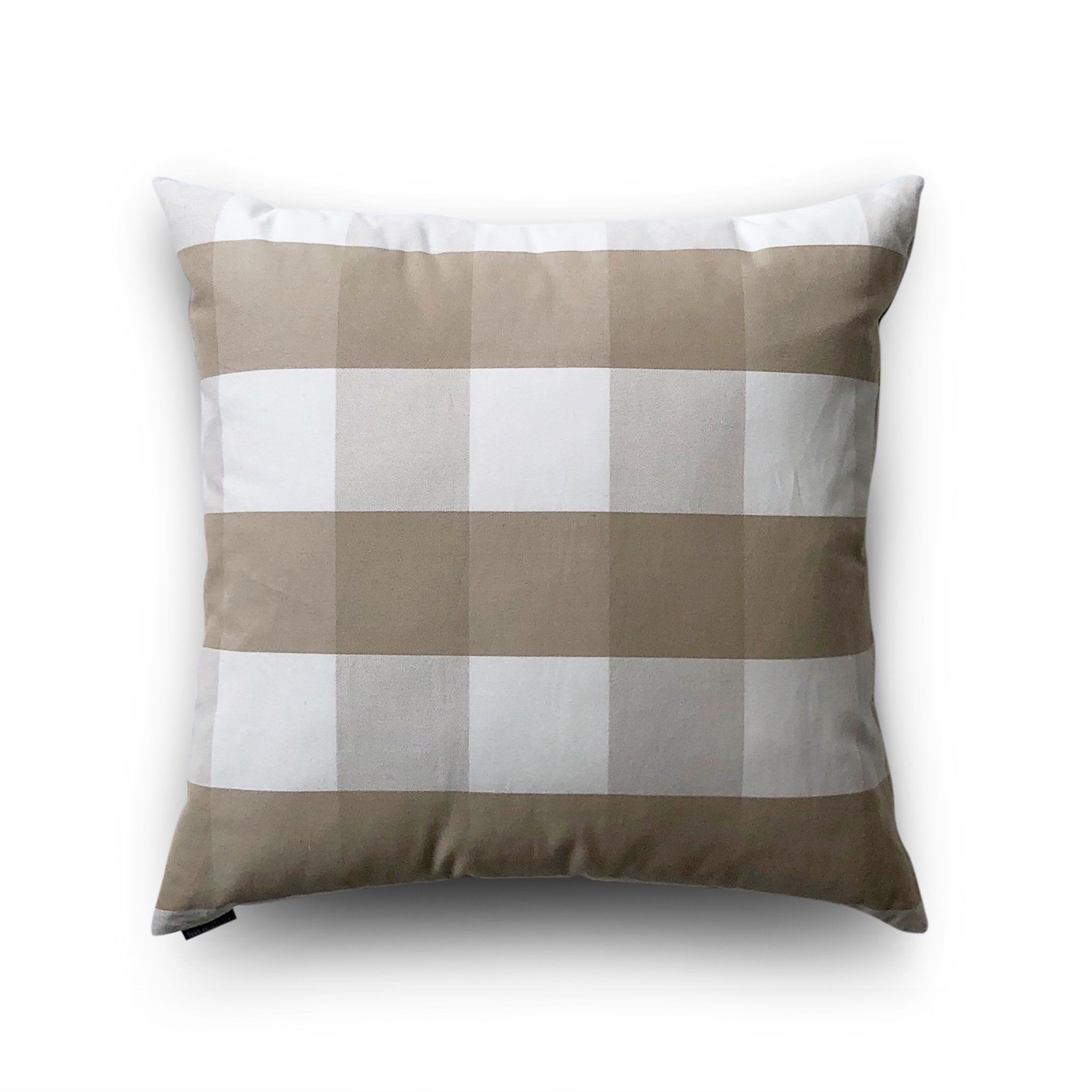 Cushion cover 56 Brown grid