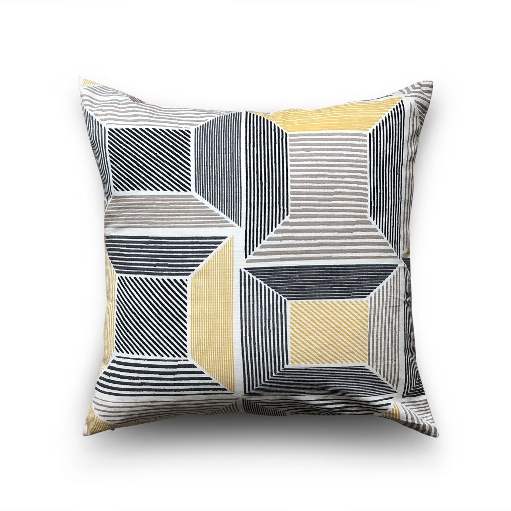 Cushion cover 68 Big yellow square