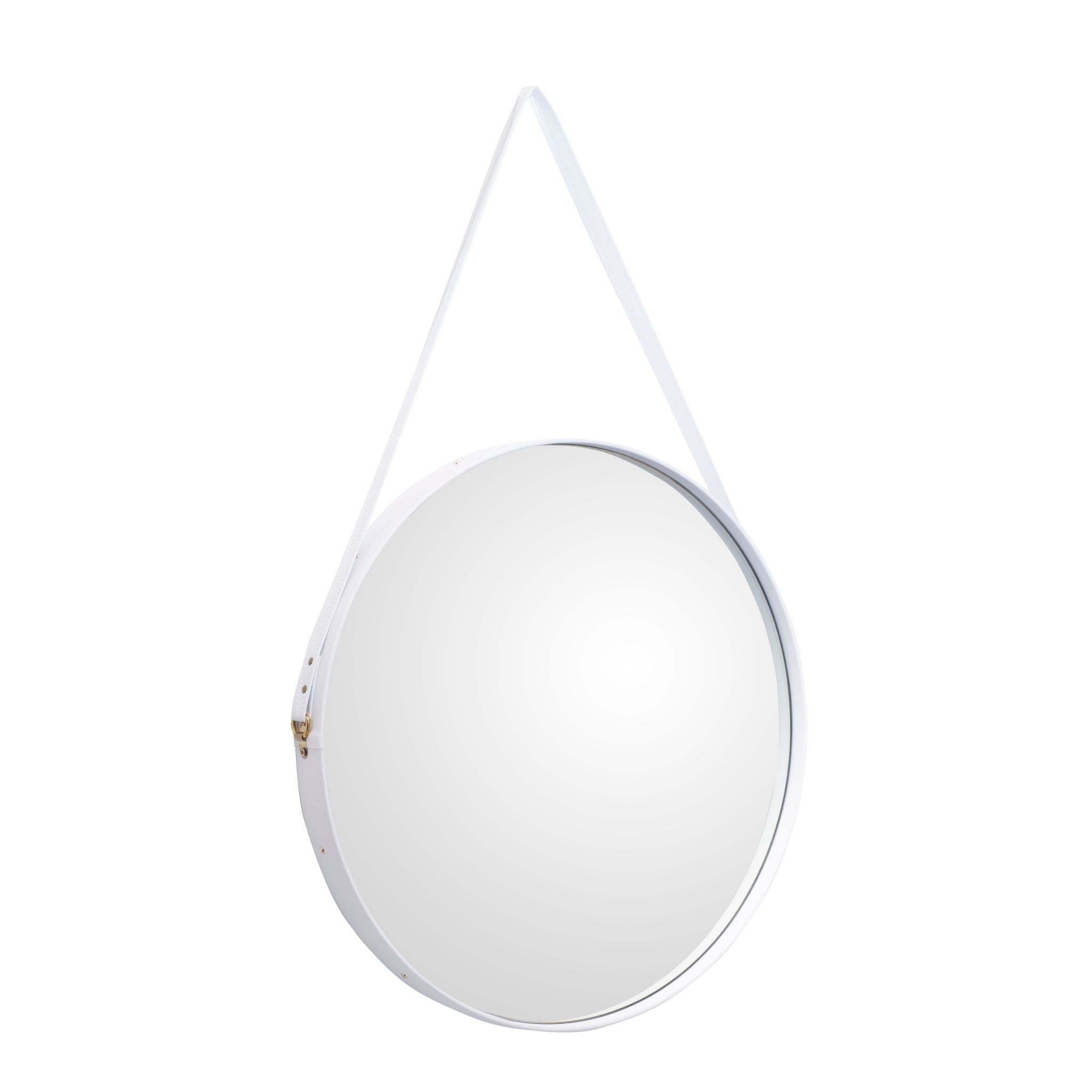 Gương tròn viền da 60cm