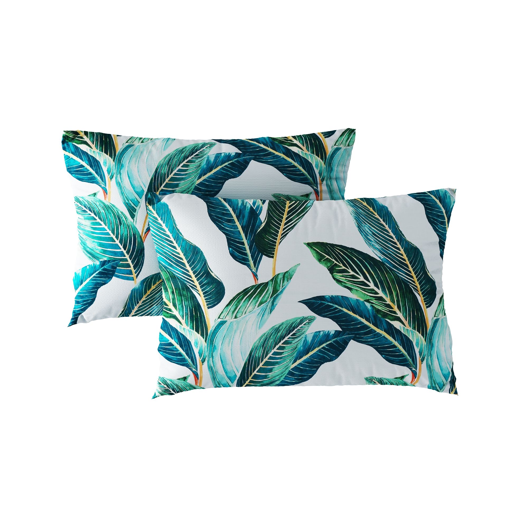 Pillow case 133 Tropical leaves