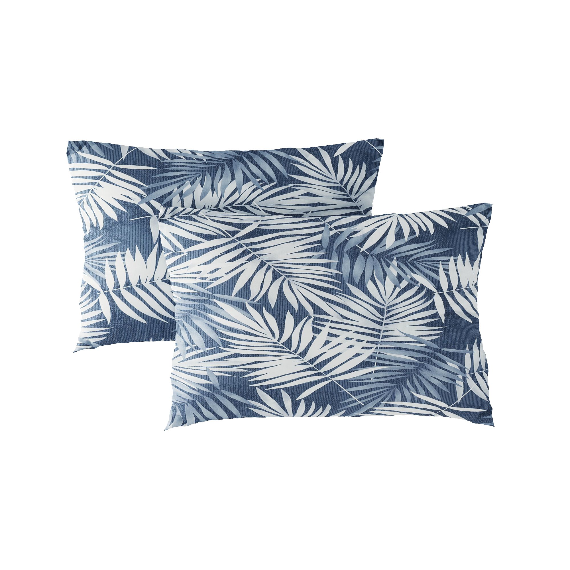 Pillow case 180 White palm leaves