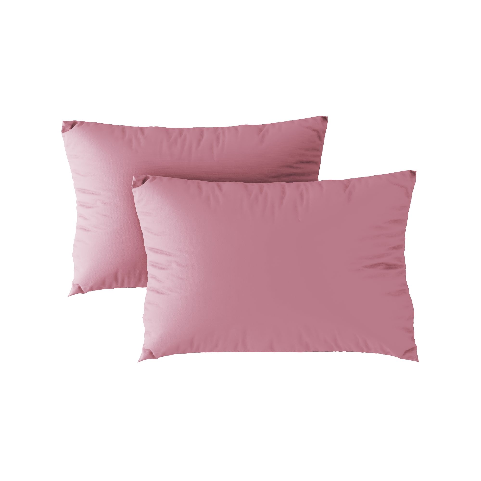 Standard pillow case 09 Salmon pink (2pcs)