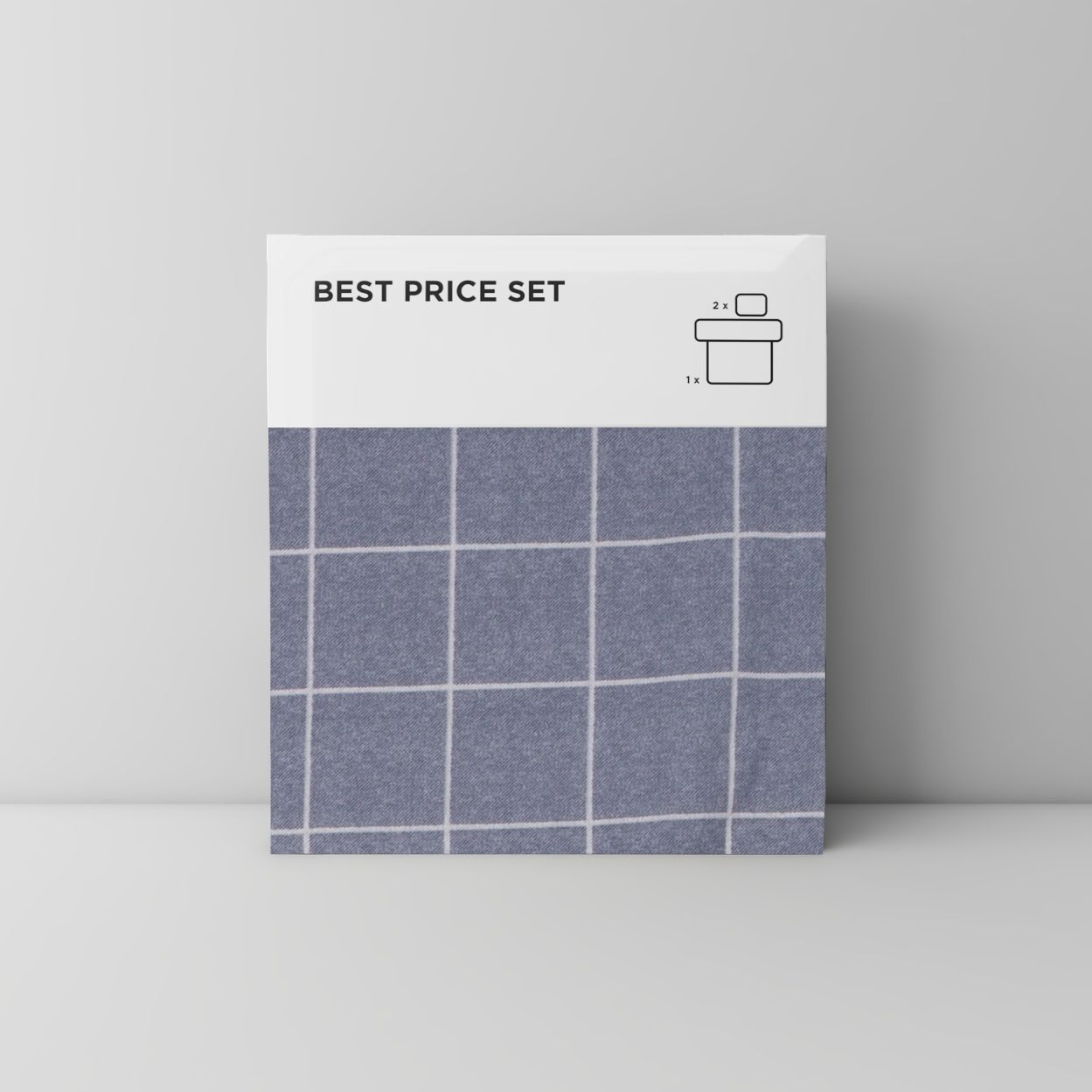 Best price 030 White grid on light grey