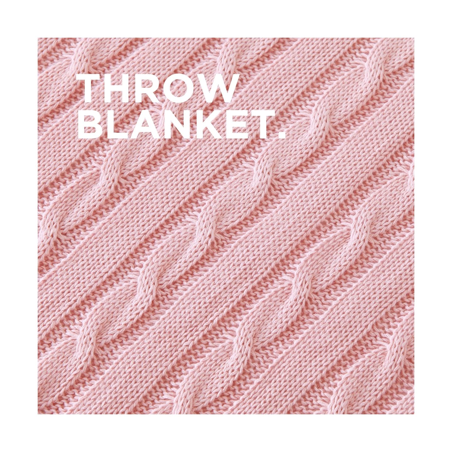 Mền sofa Warmy pink
