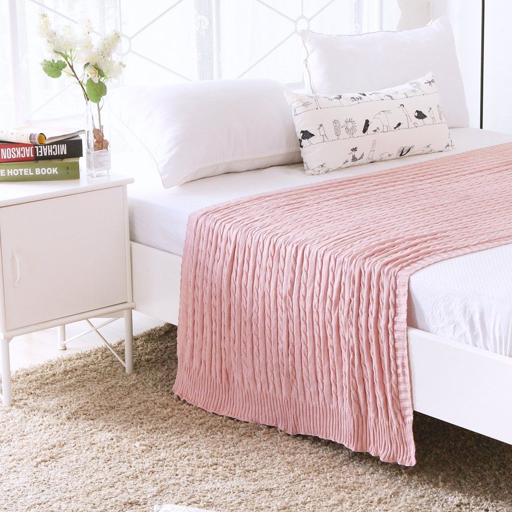 Mền sofa Warmy pink