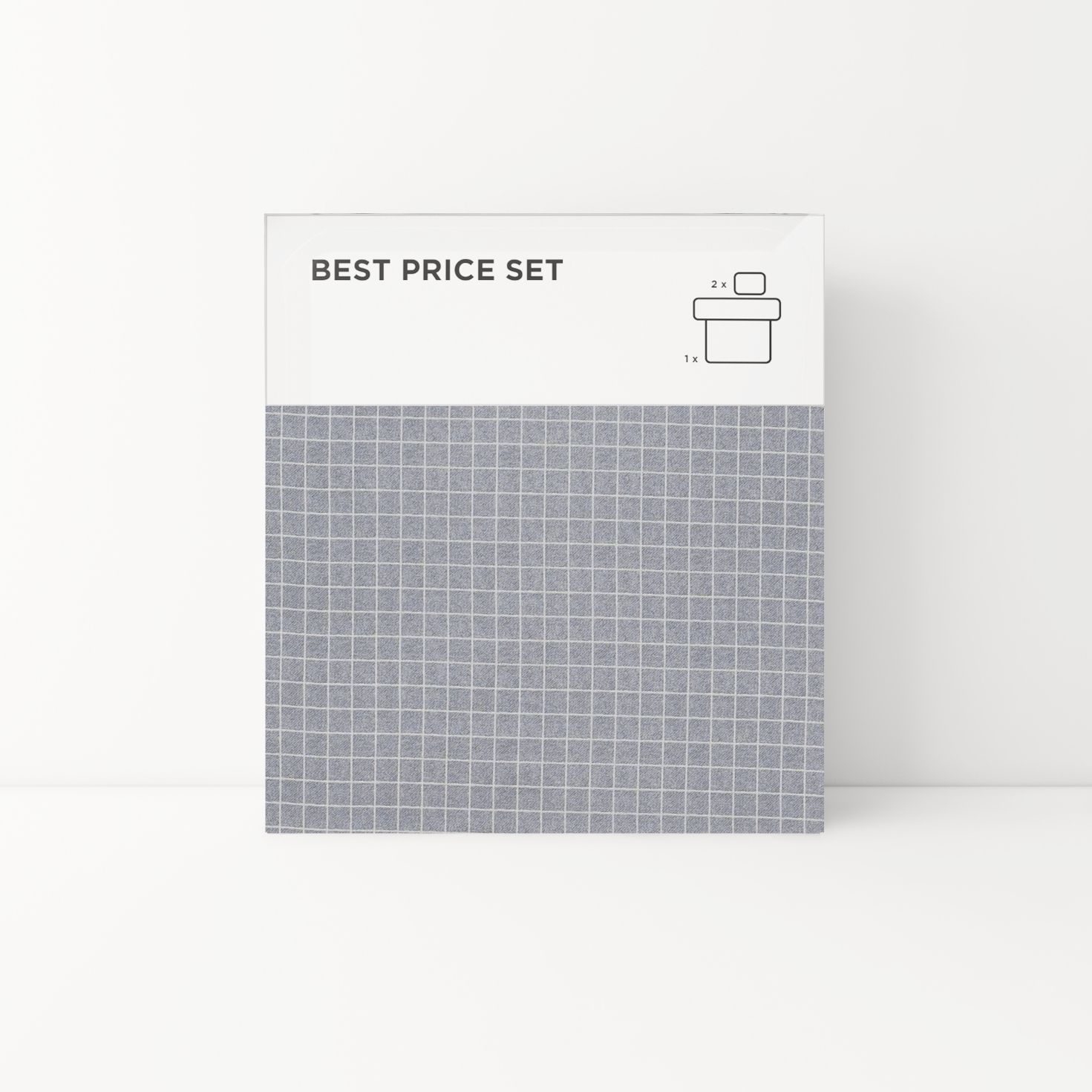 Best price 034 Small white grid on grey
