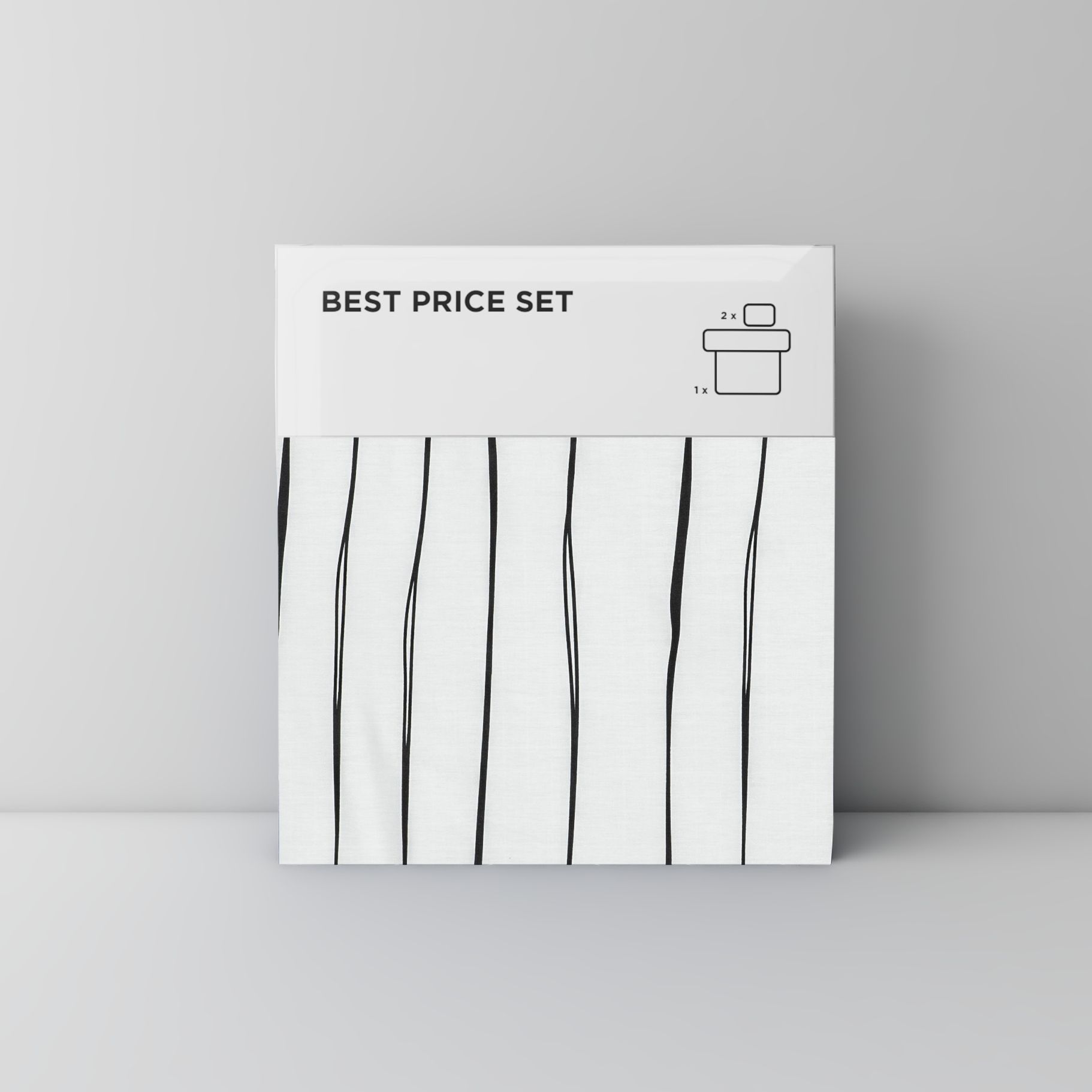 Best price 119 BW hand painted stripe