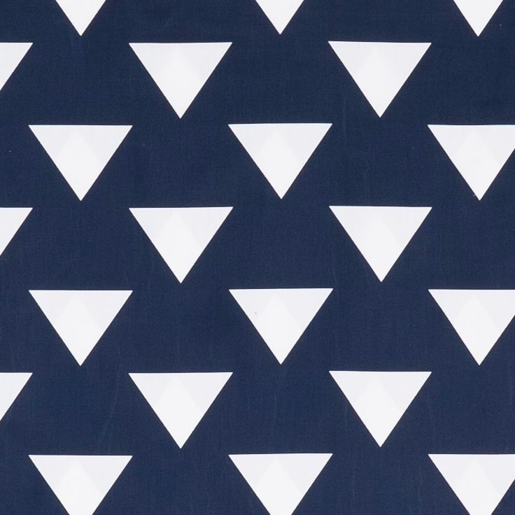 Best price 123 White triangle on navy