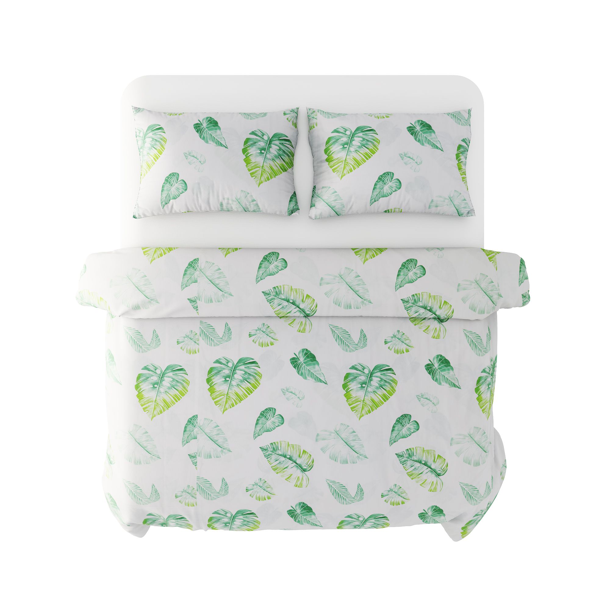 Best price 143 Green leaves on white