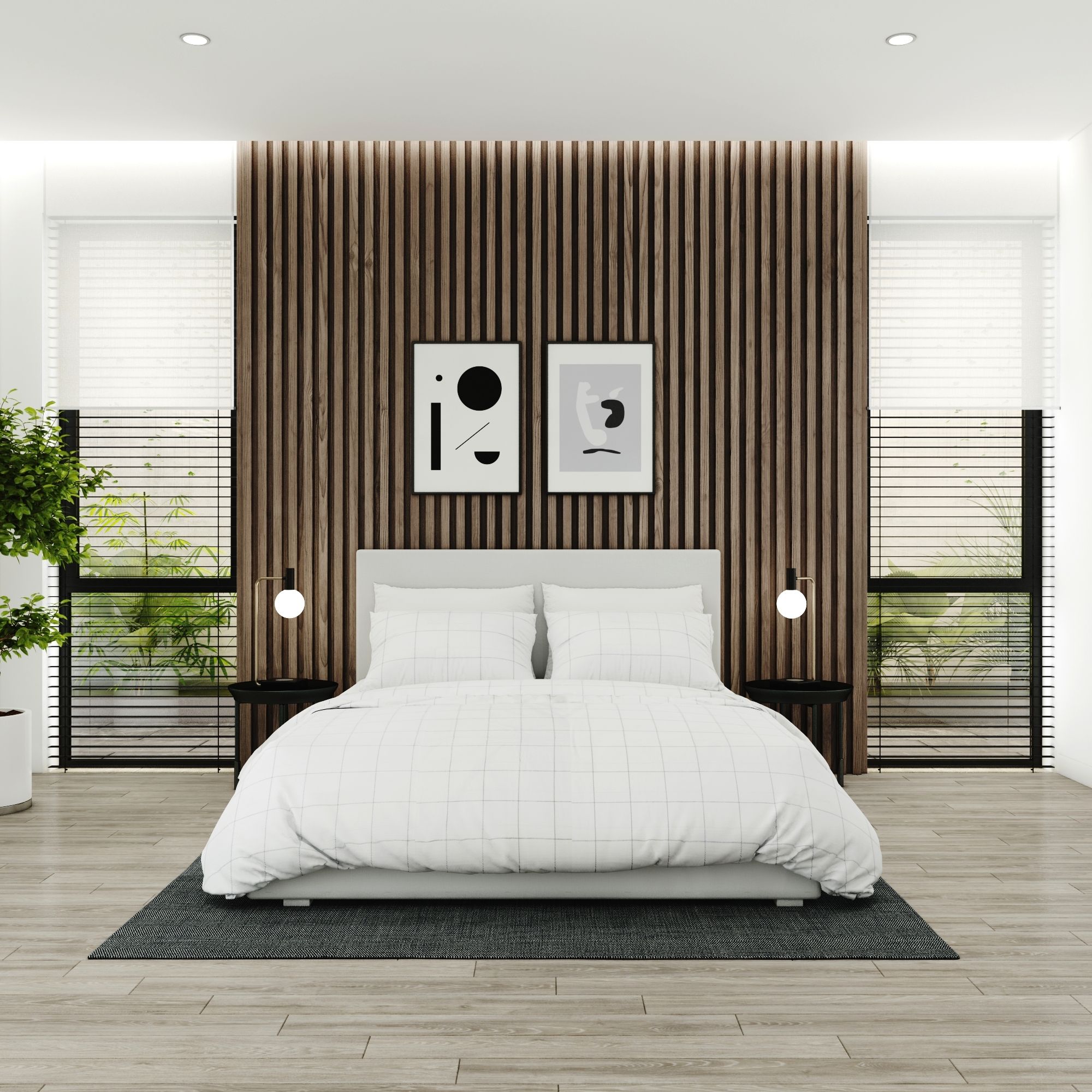 Best price 147 Black grid on white