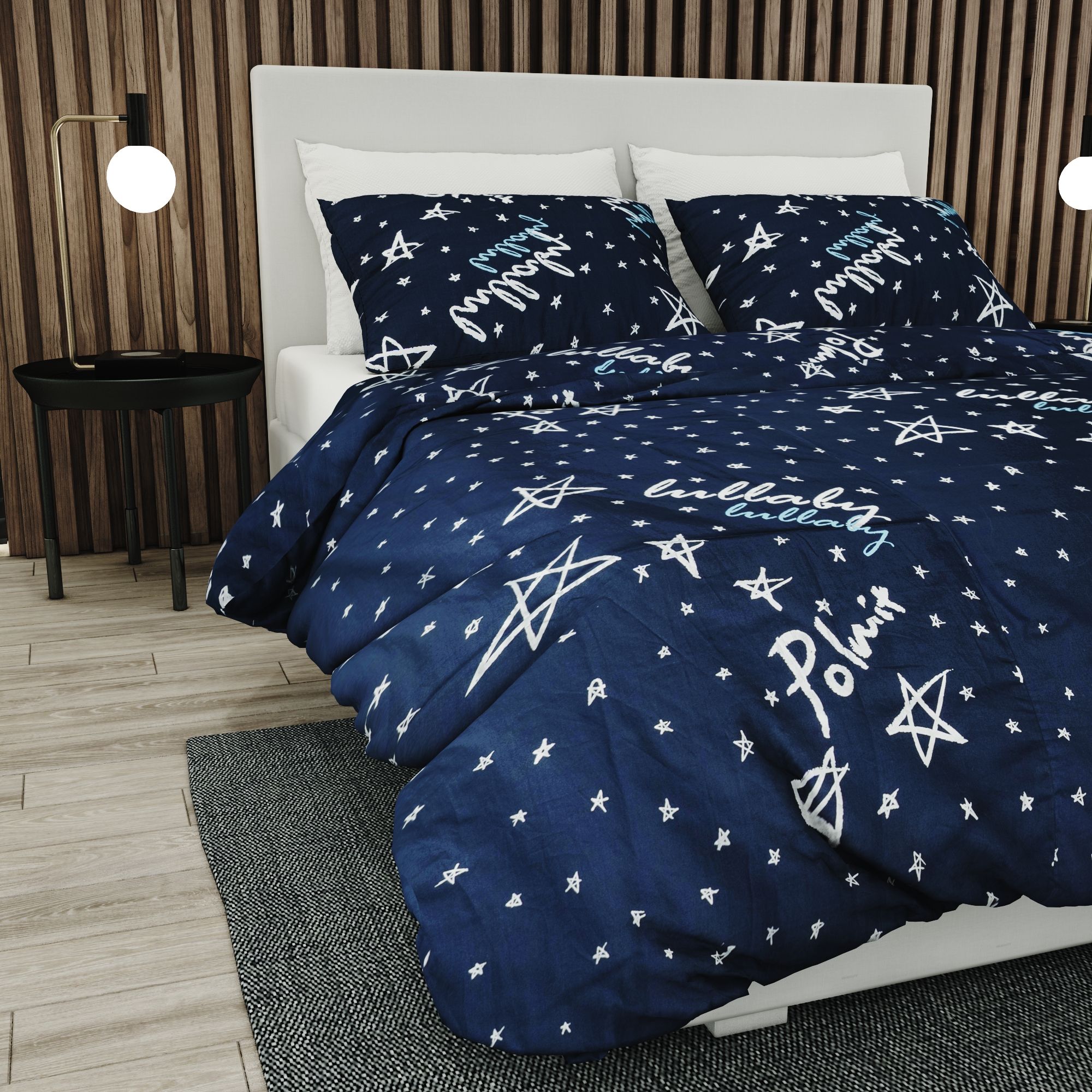 Best price 157 White stars on navy blue