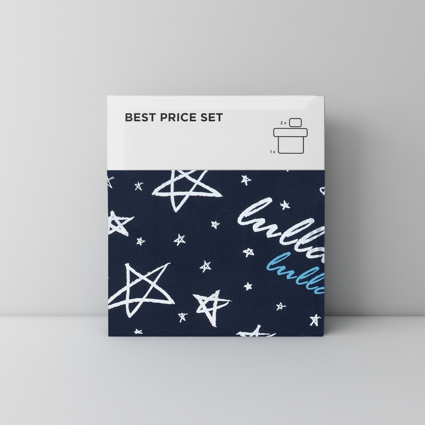 Best price 157 White stars on navy blue