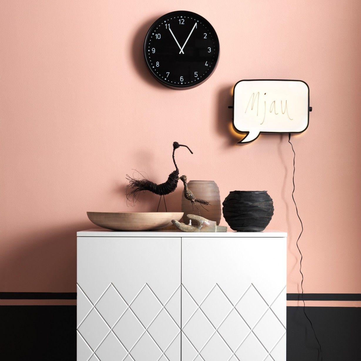 Đồng hồ treo tường đơn giản 38cm