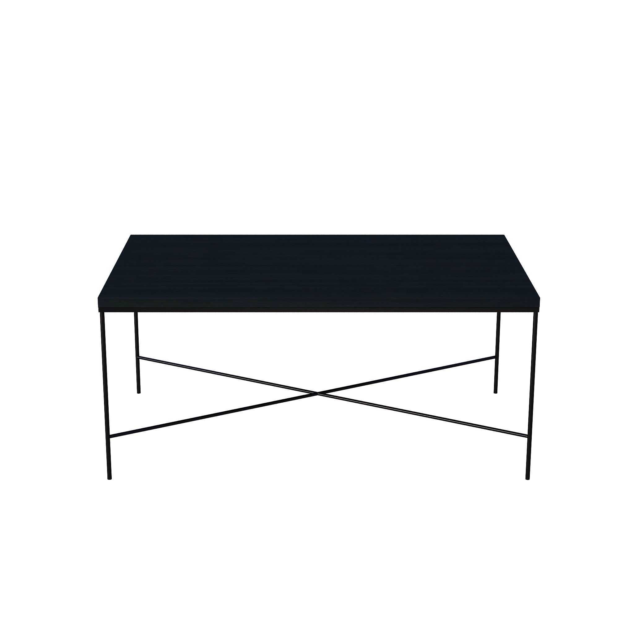 Bàn sofa X - Dark grey wood