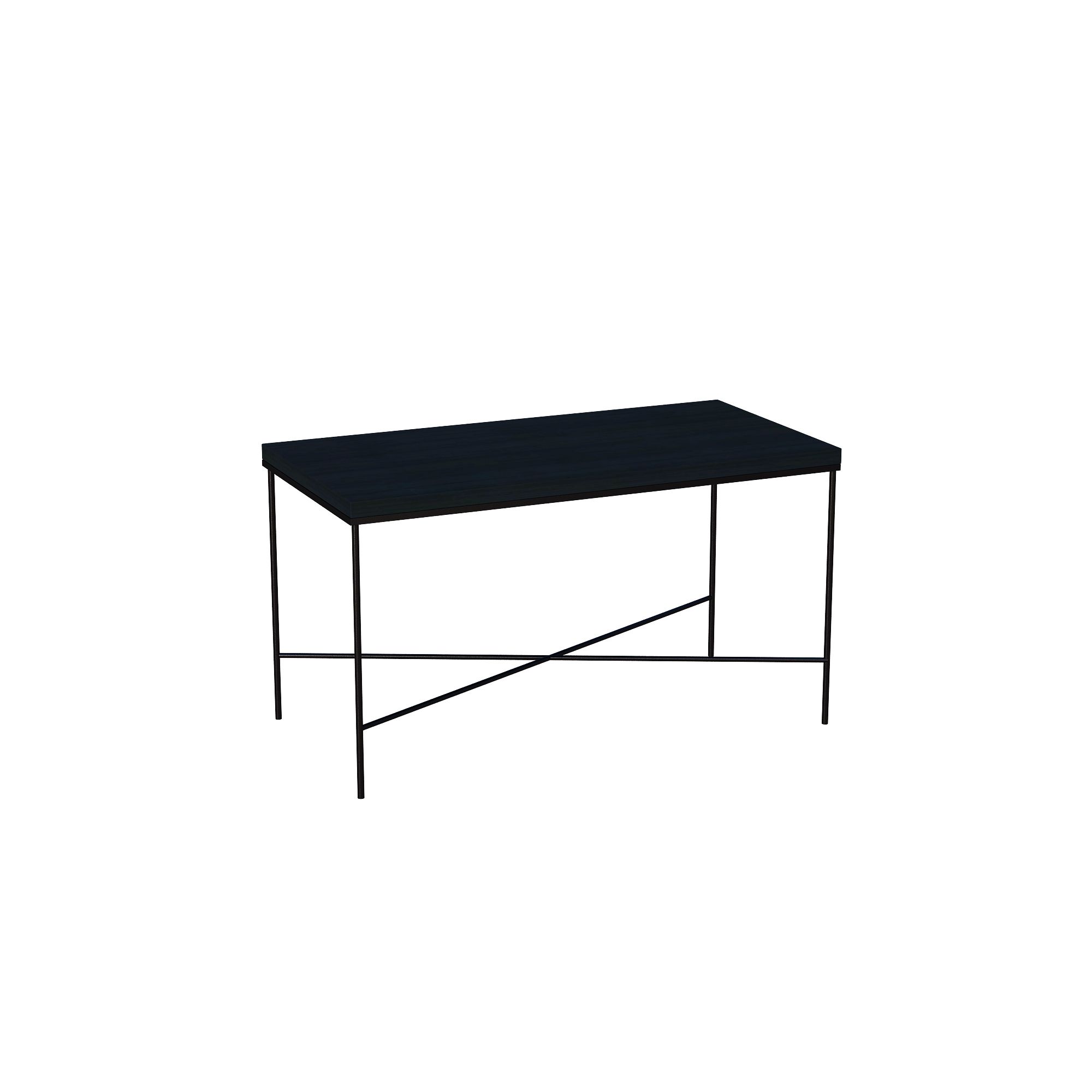 Bàn sofa X - Dark grey wood