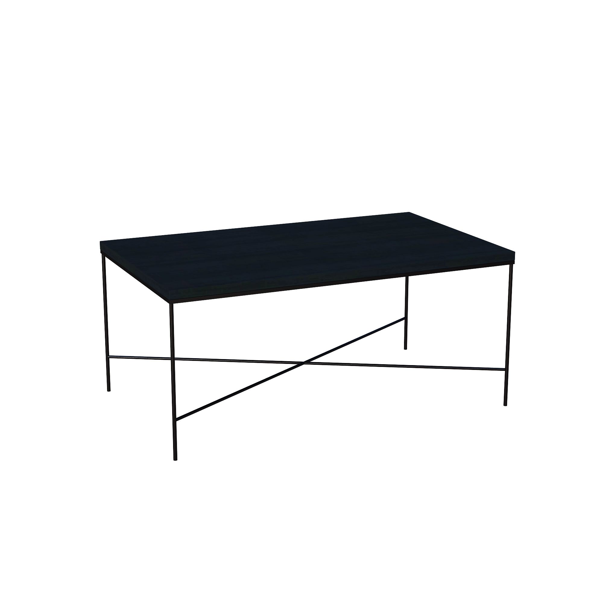 Bàn sofa X - Dark grey wood