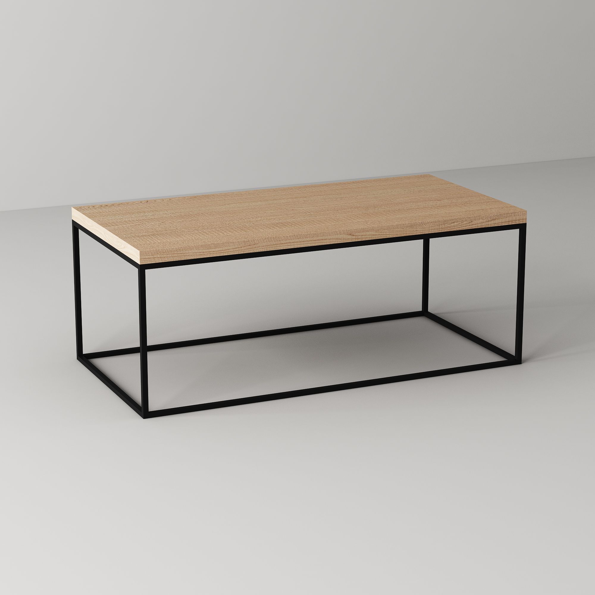 Bàn sofa size S chân đen