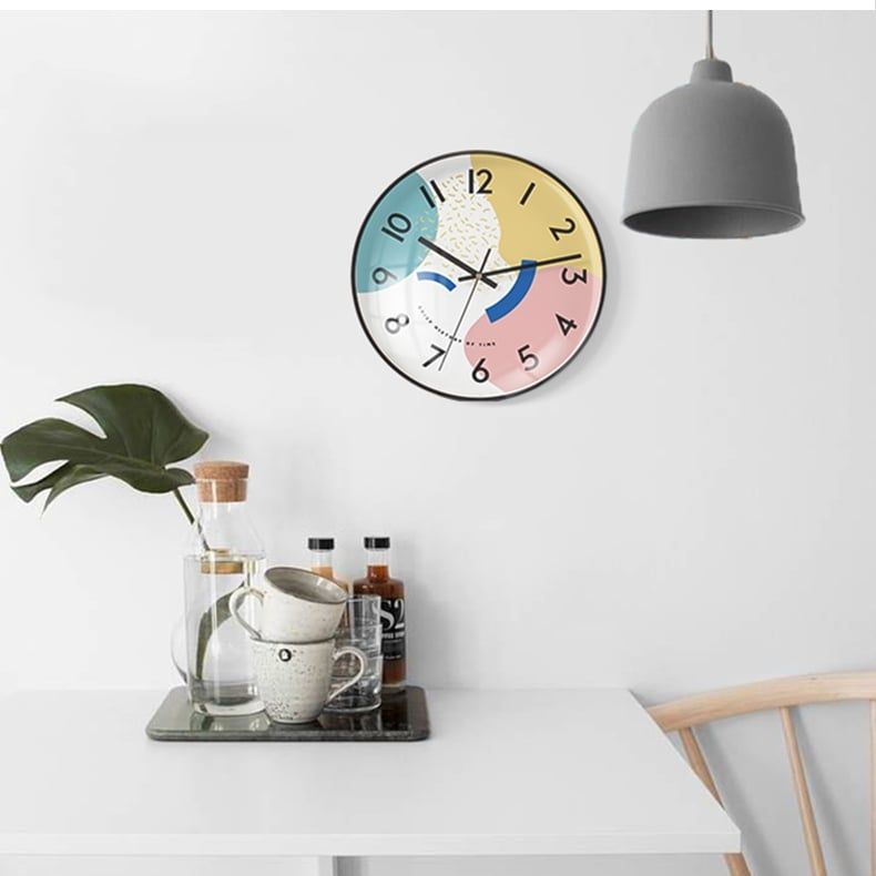 Đồng hồ treo tường nhiều màu 25cm