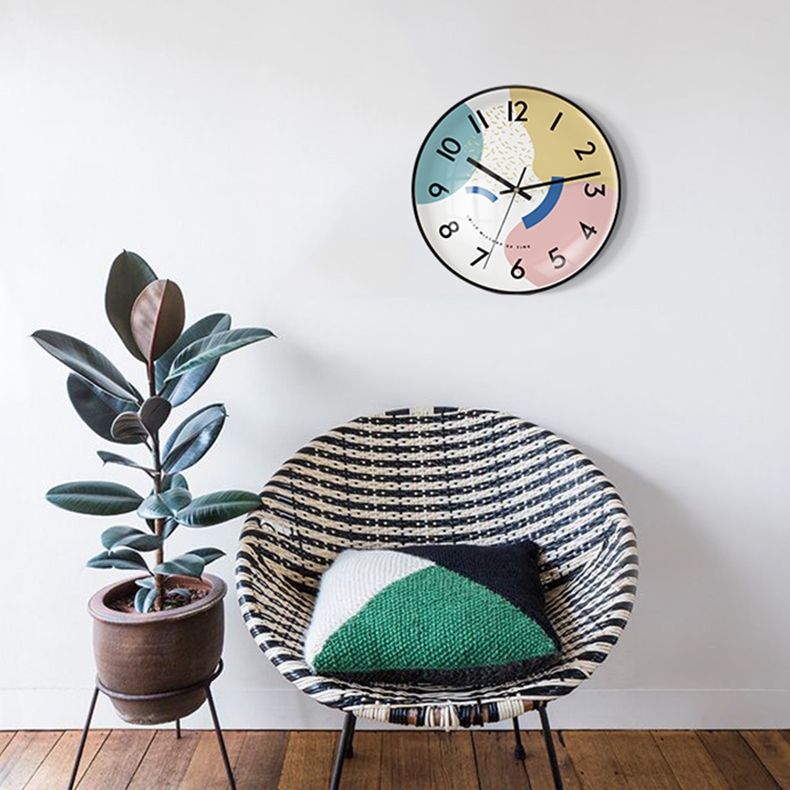 Đồng hồ treo tường nhiều màu 25cm