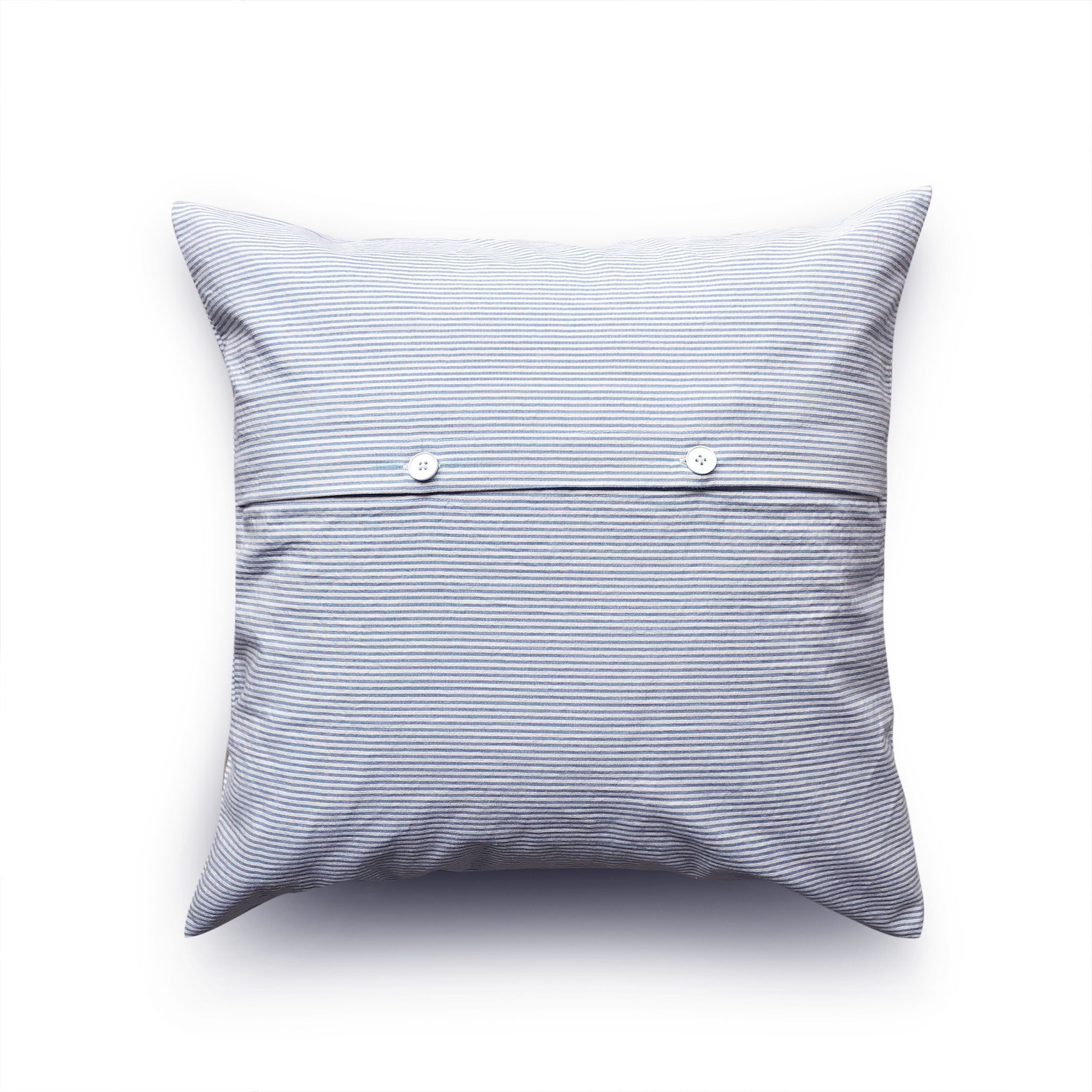 Cushion cover 69 Blue white stripes