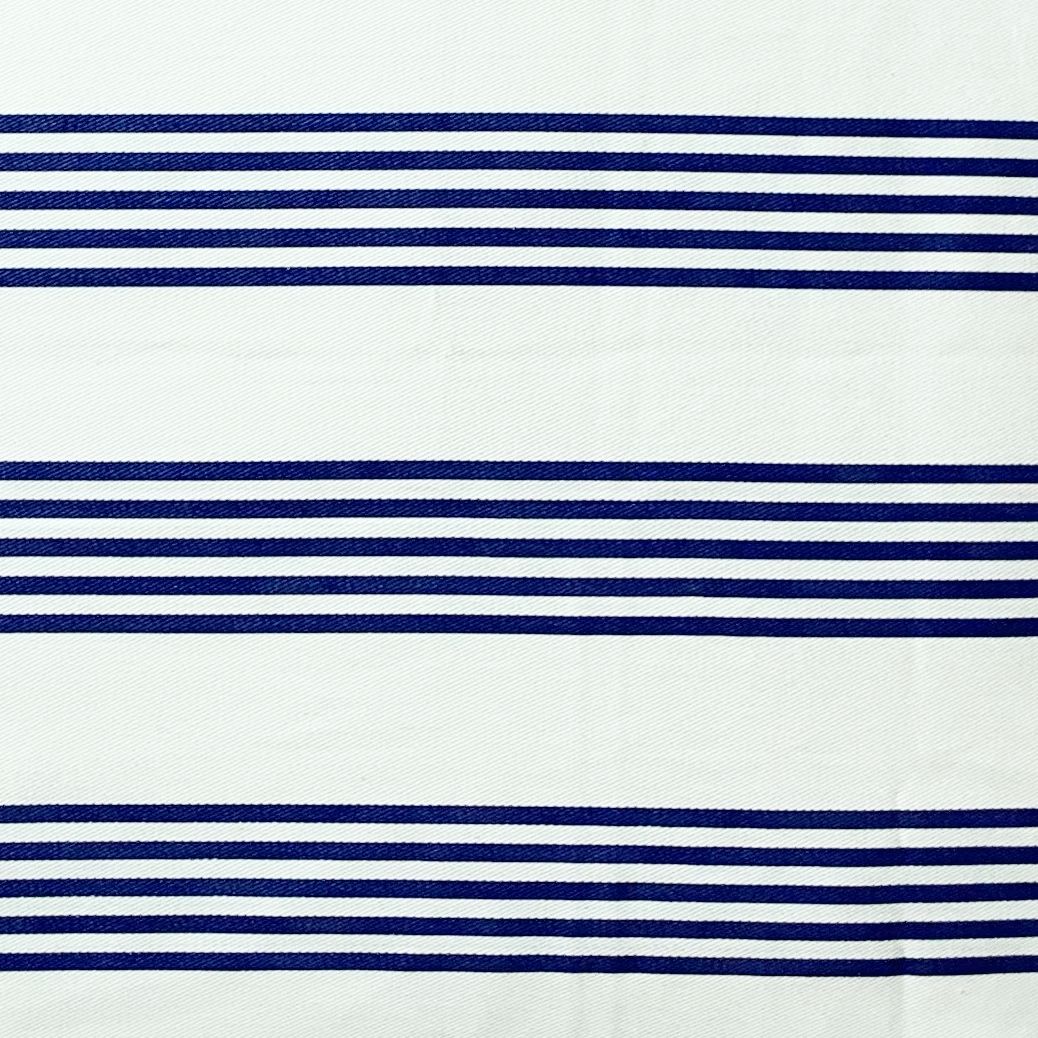 Cushion cover 82 Navy stripe on cream