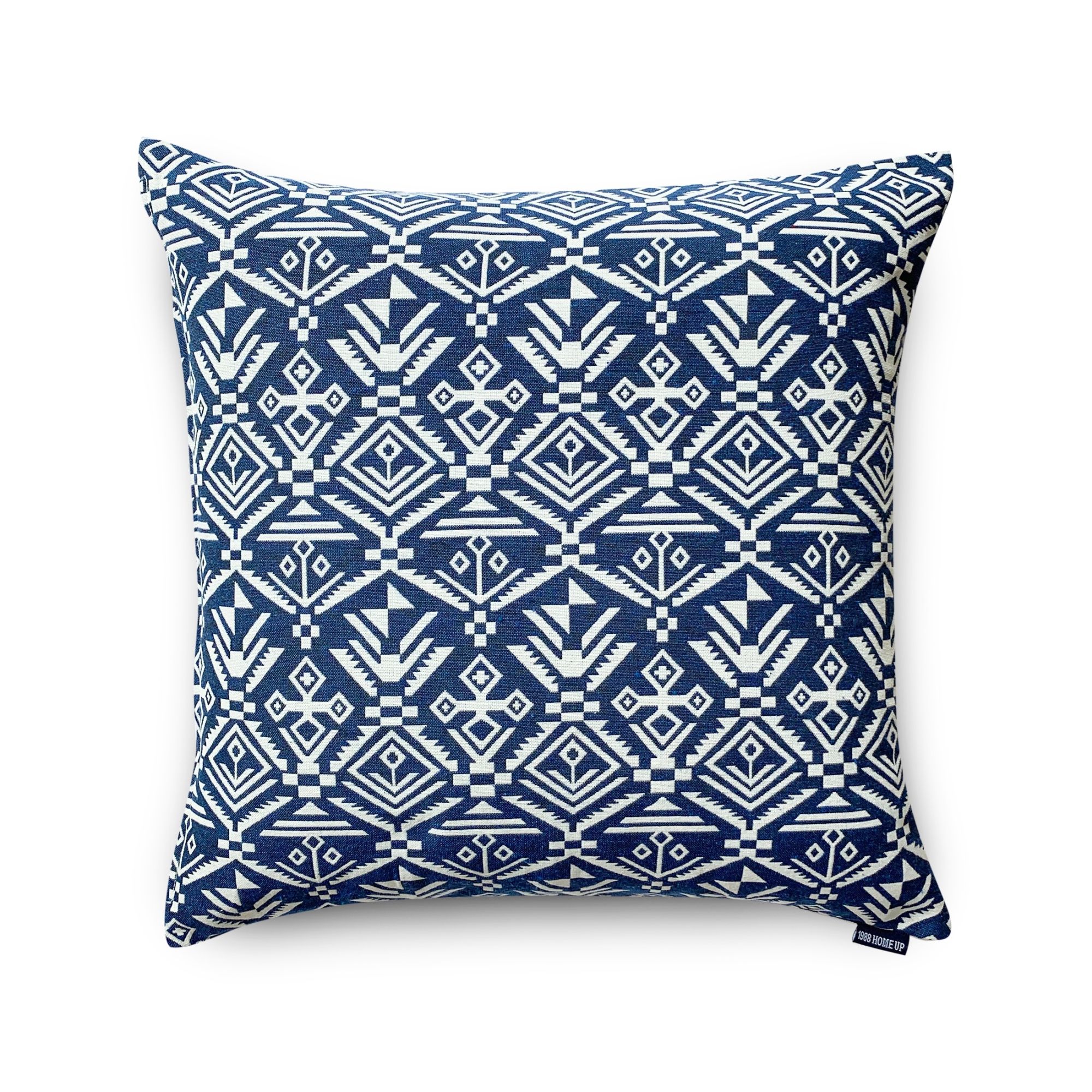 Cushion cover 81 Navy brocade