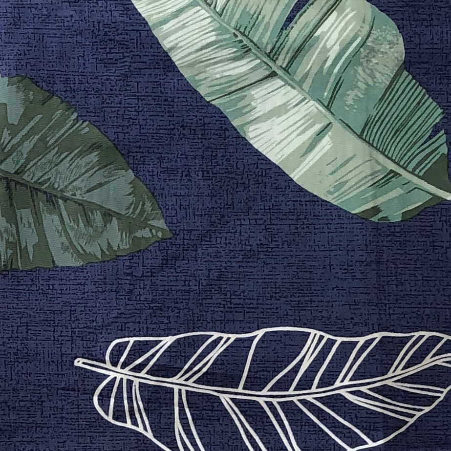 Best price 066 Leaves on navy blue