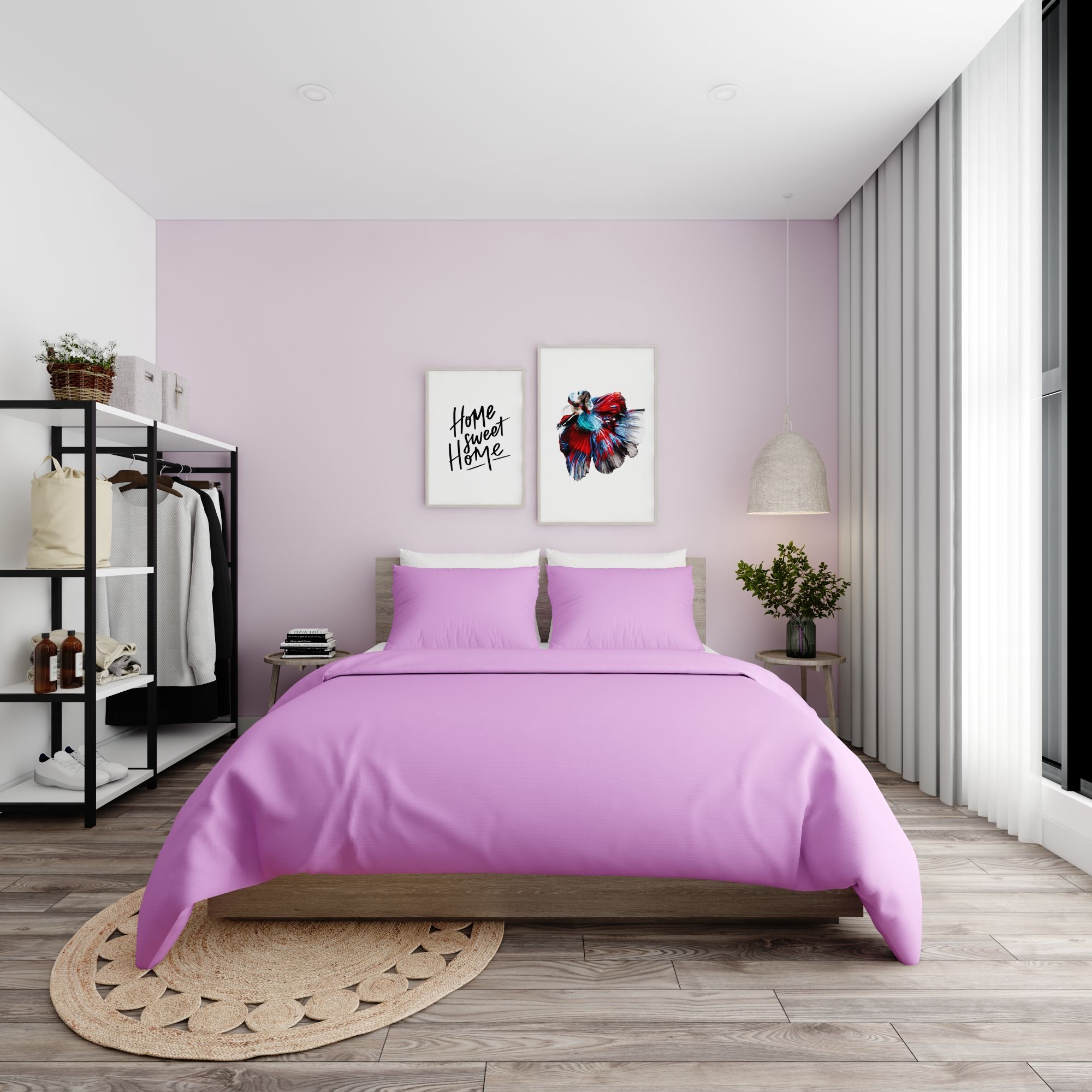 Bộ ga giường Standard 10 Light purple