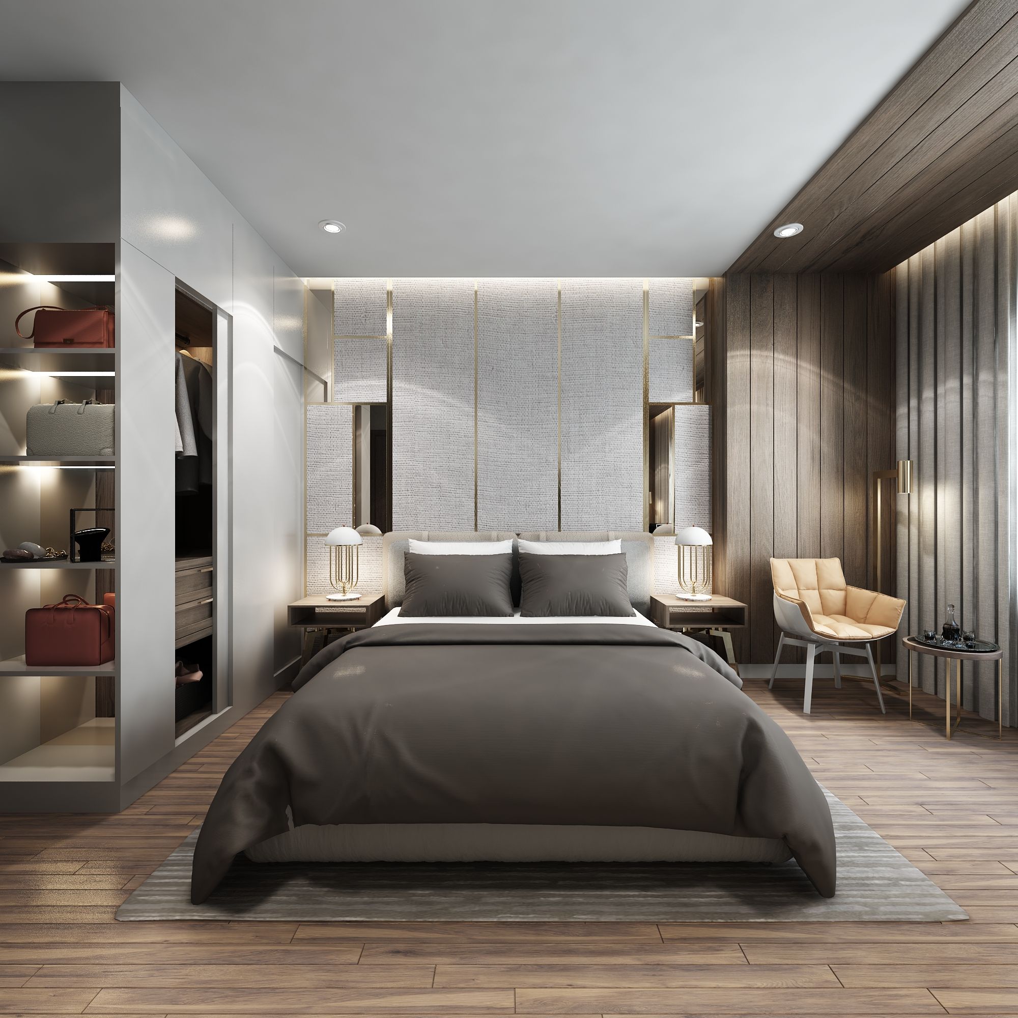 Bộ ga giường Premium 14 Dark grey