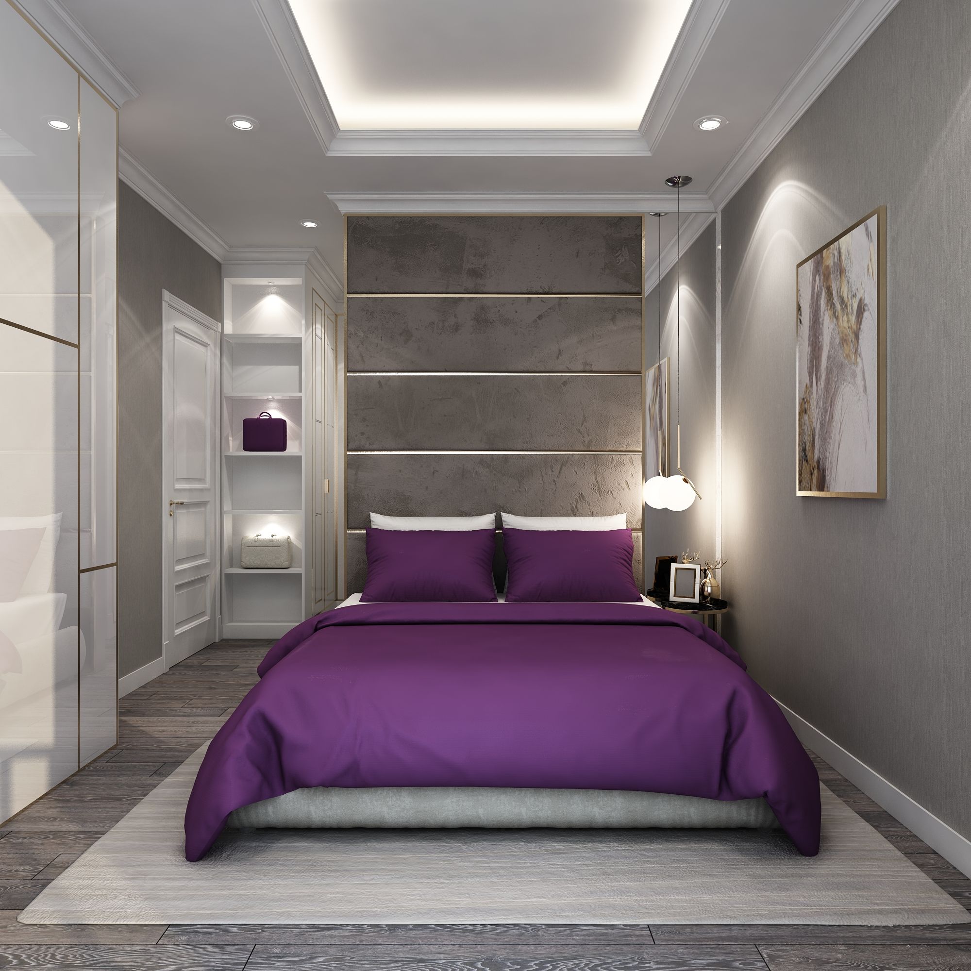 Bộ ga giường Premium 15 Regal purple