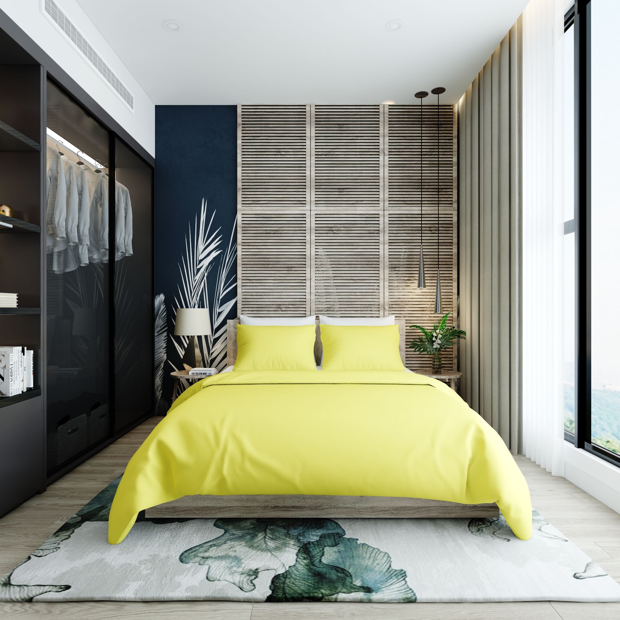 Bộ ga giường Premium 18 Corn yellow
