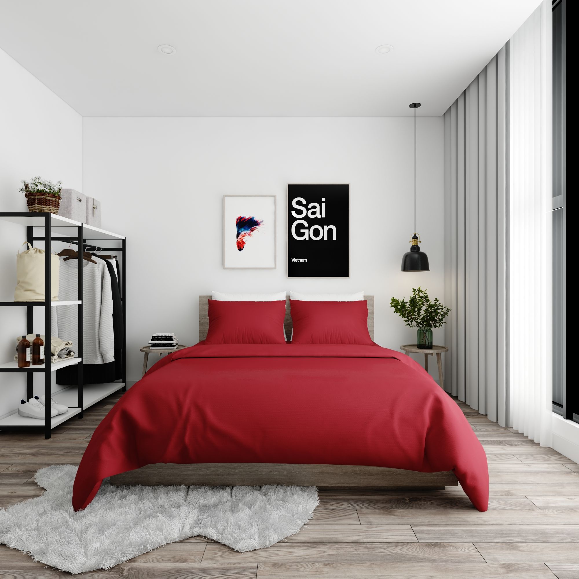 Bộ ga giường Standard 18 Red