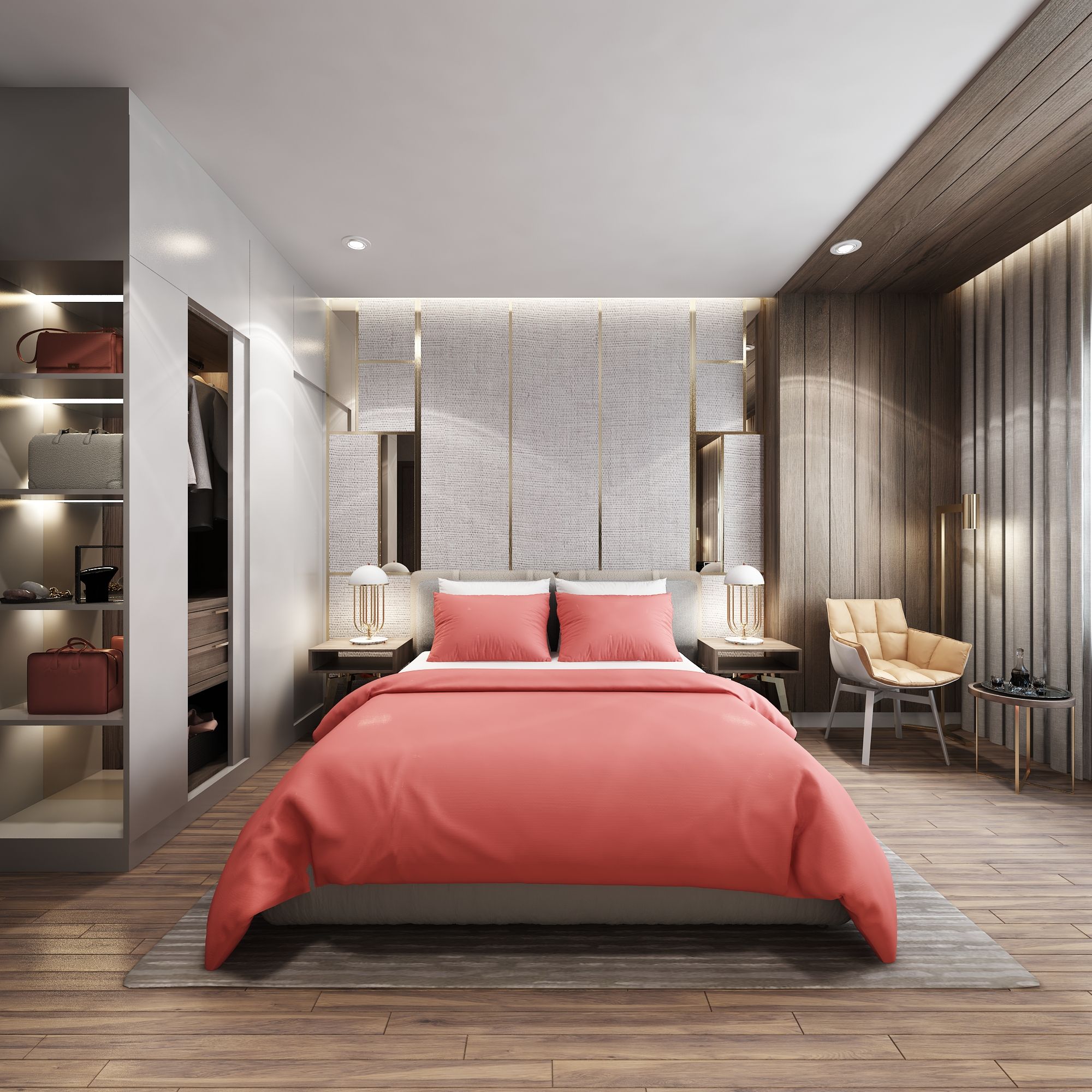 Bộ ga giường Premium 16 Dusty rose