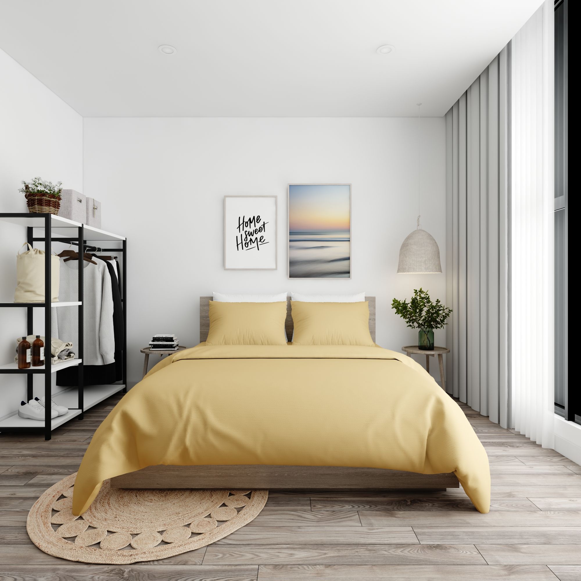 Bộ ga giường Standard 25 Royal yellow