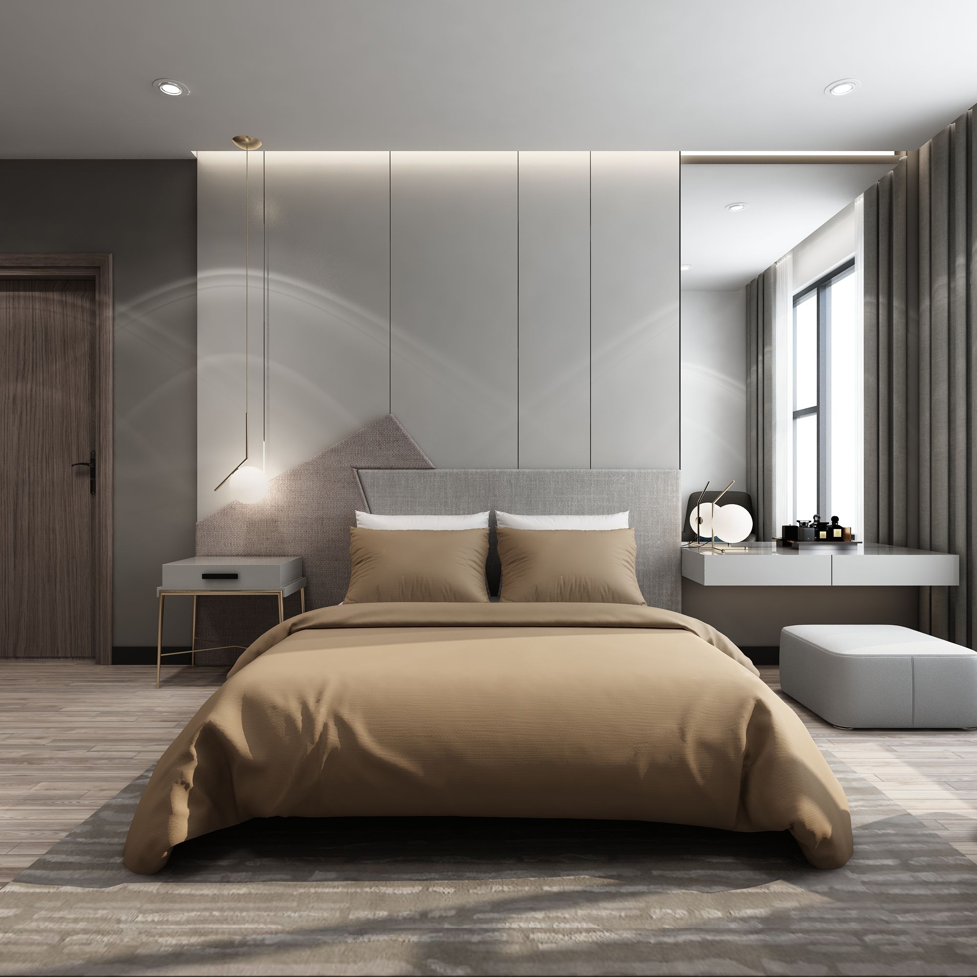 Bộ ga giường Premium 03 Light brown