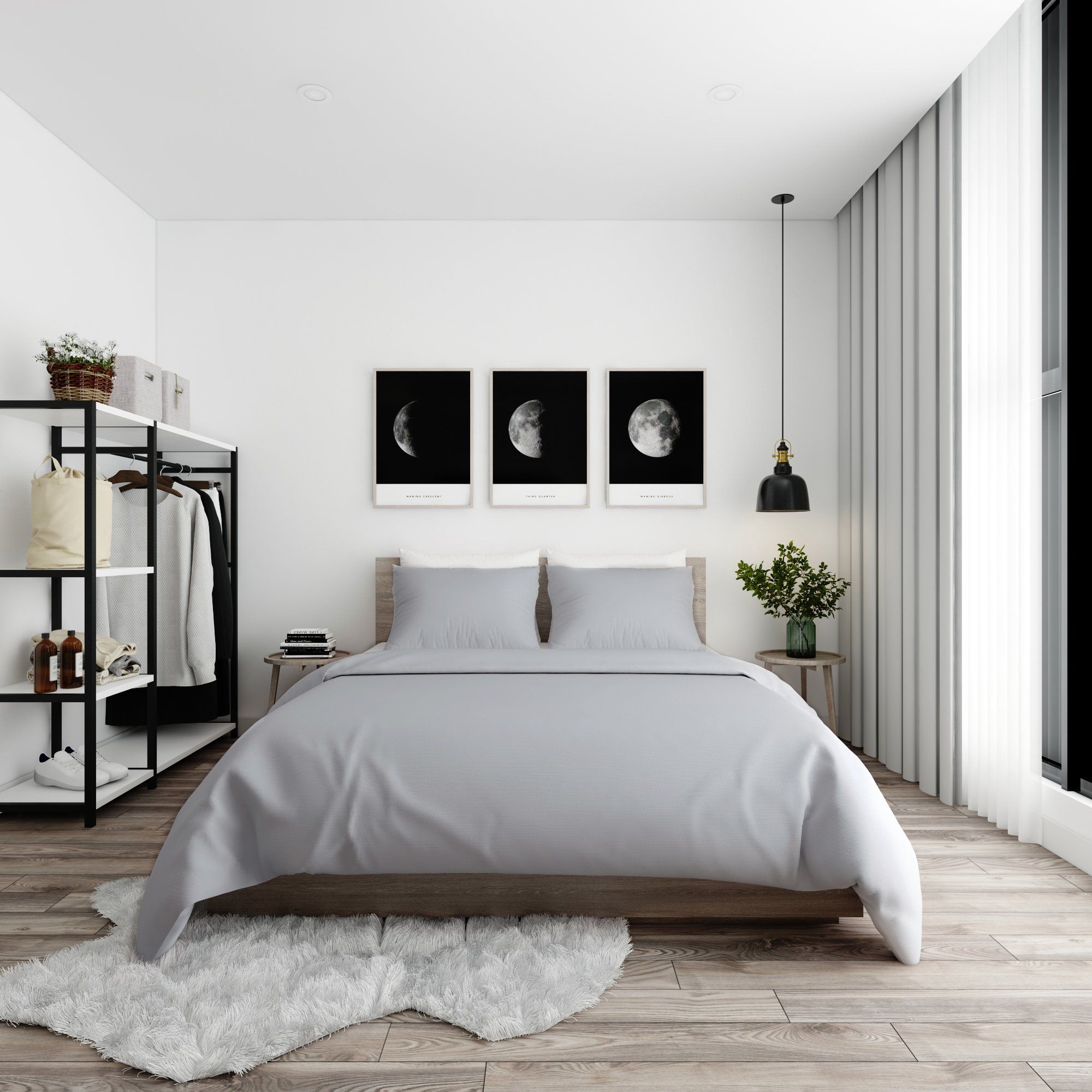 Bộ ga giường Standard 04 Light grey