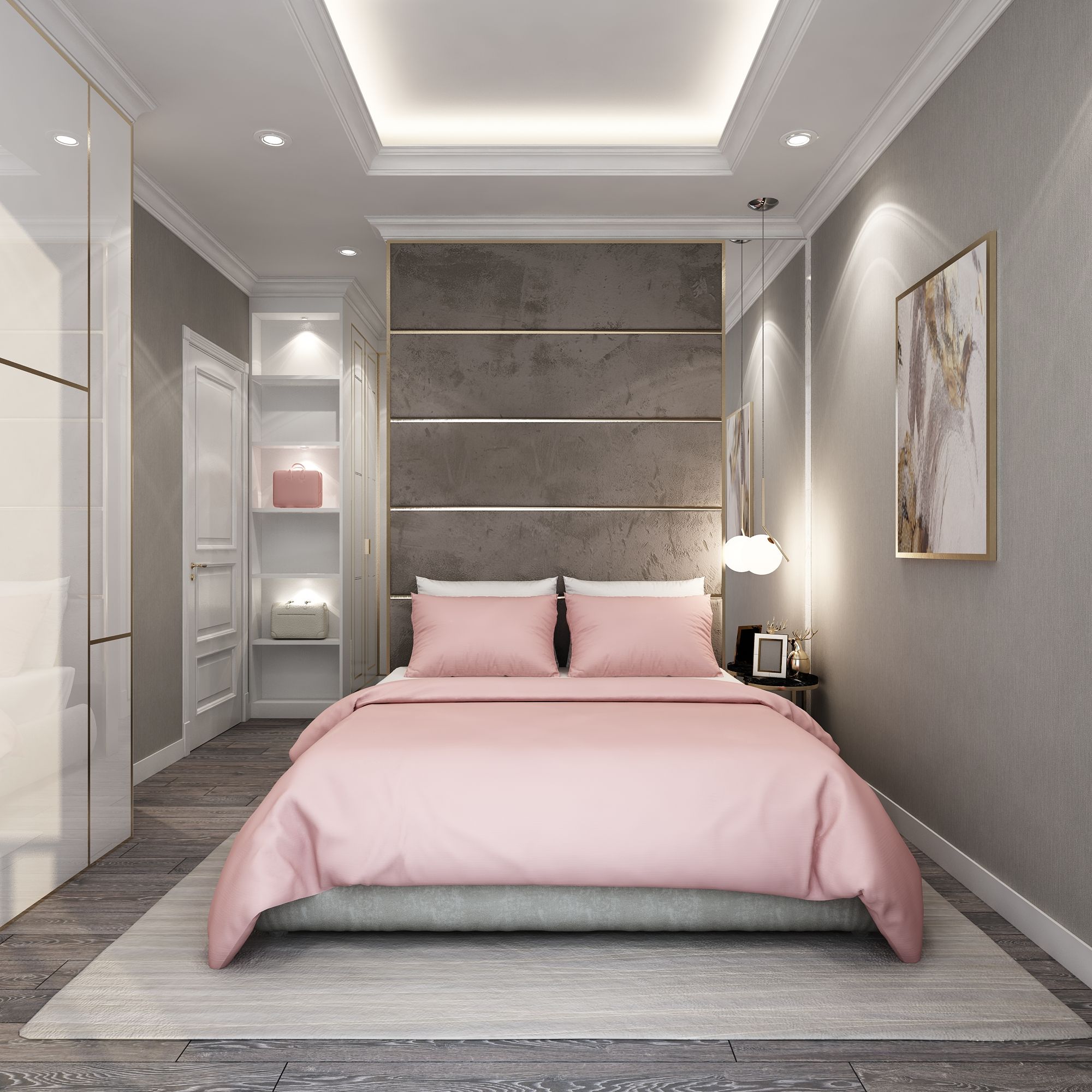 Bộ ga giường Premium 05 Light pink