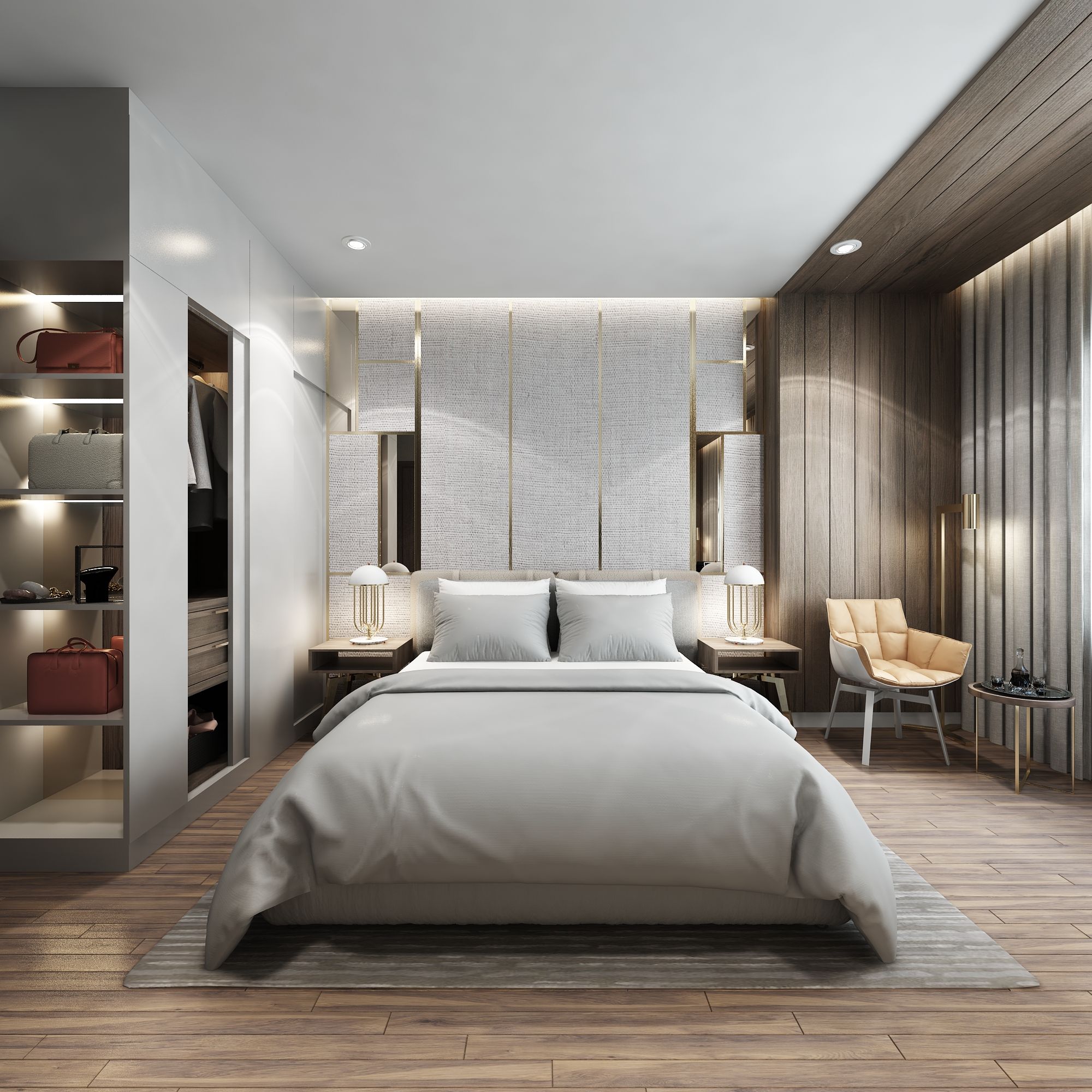 Bộ ga giường Premium 06 Grey