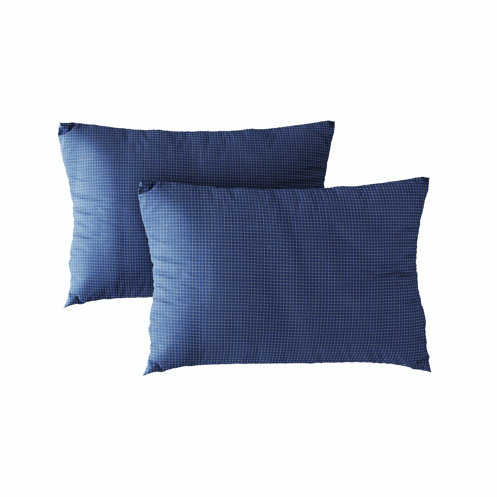Pillow case 144 Yellow thin line on navy