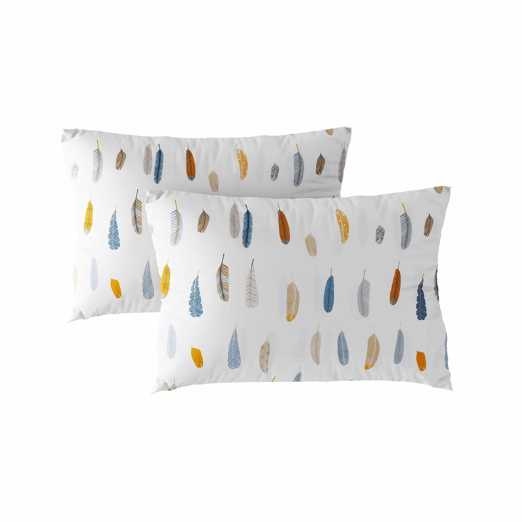 Pillow case 156 Colorful Feathers