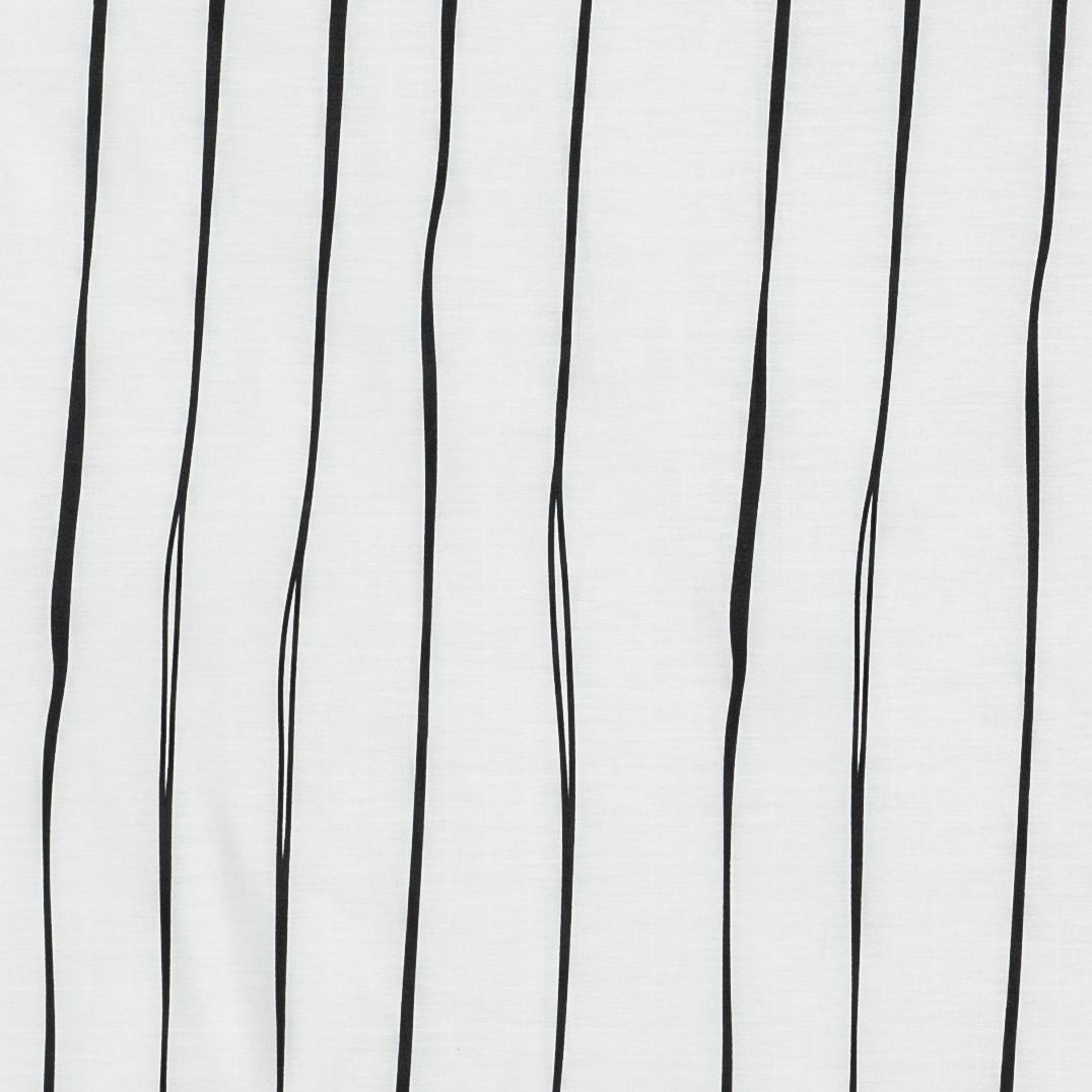 Pillow case 164 BW hand painted stripe